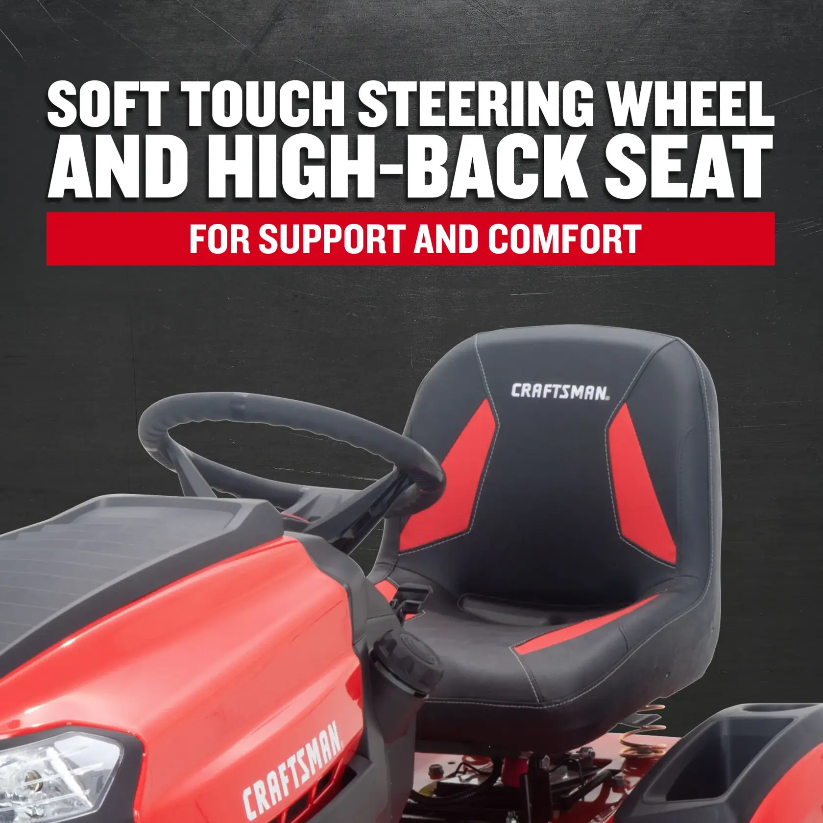 CRAFTSMAN T2400K Seat and Steering Wheel  eCOMM Graphic