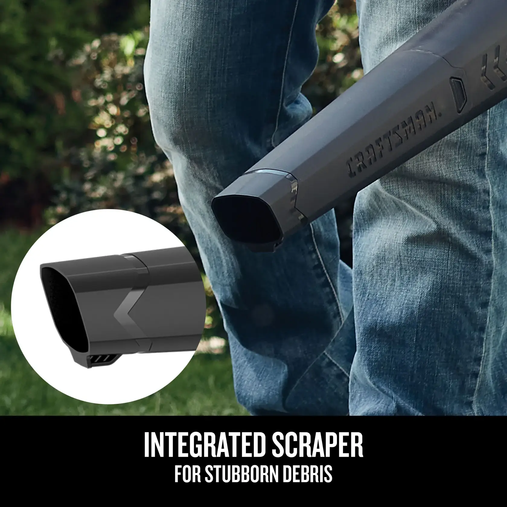 Graphic of CRAFTSMAN Leaf Blowers highlighting product features