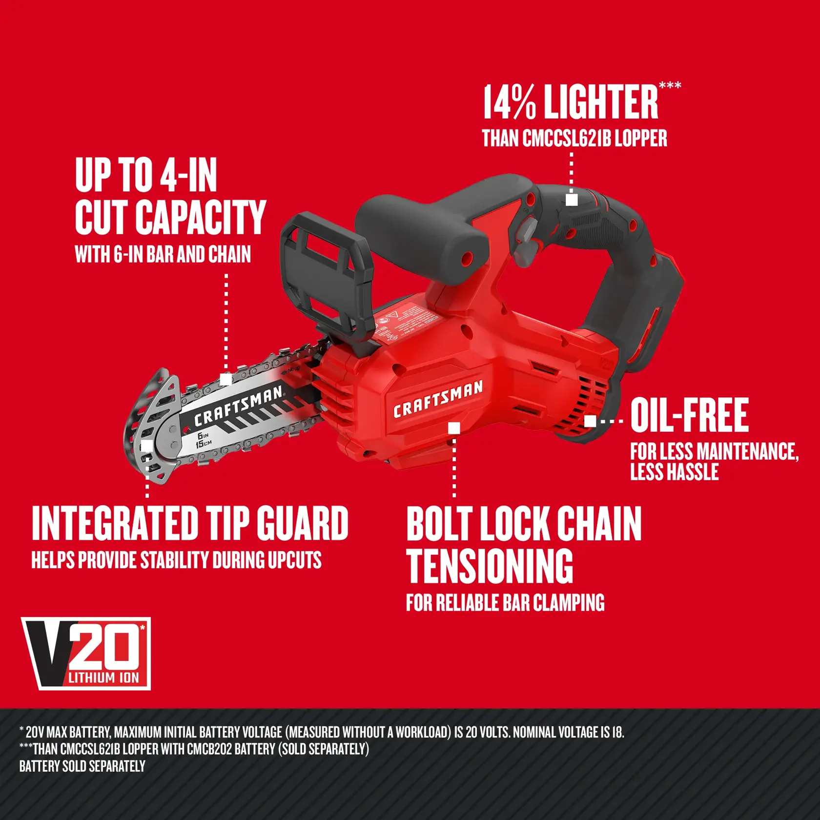 Cordless Pruning Chainsaw 