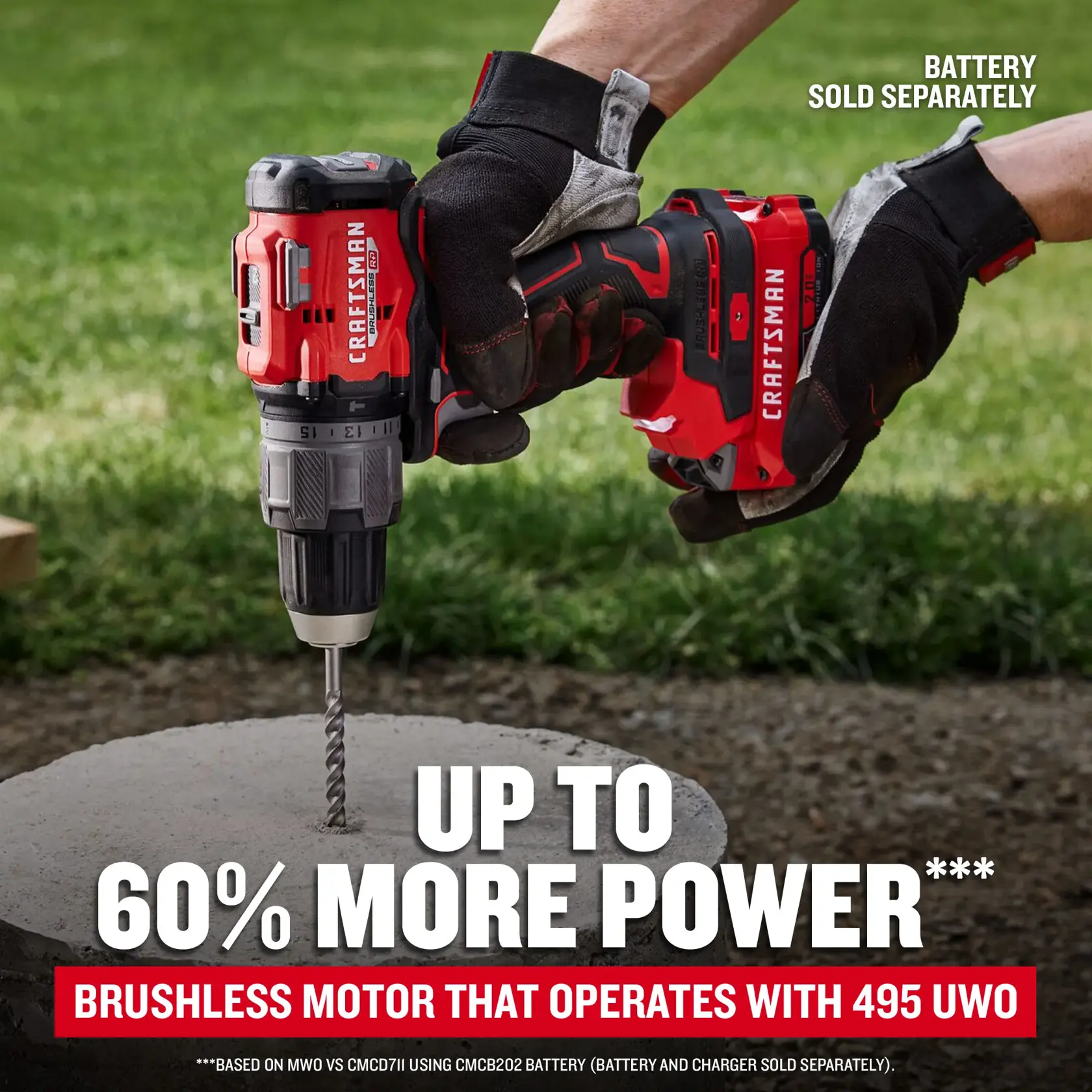 CRAFTSMAN V20 BRP Hammer Drill Power