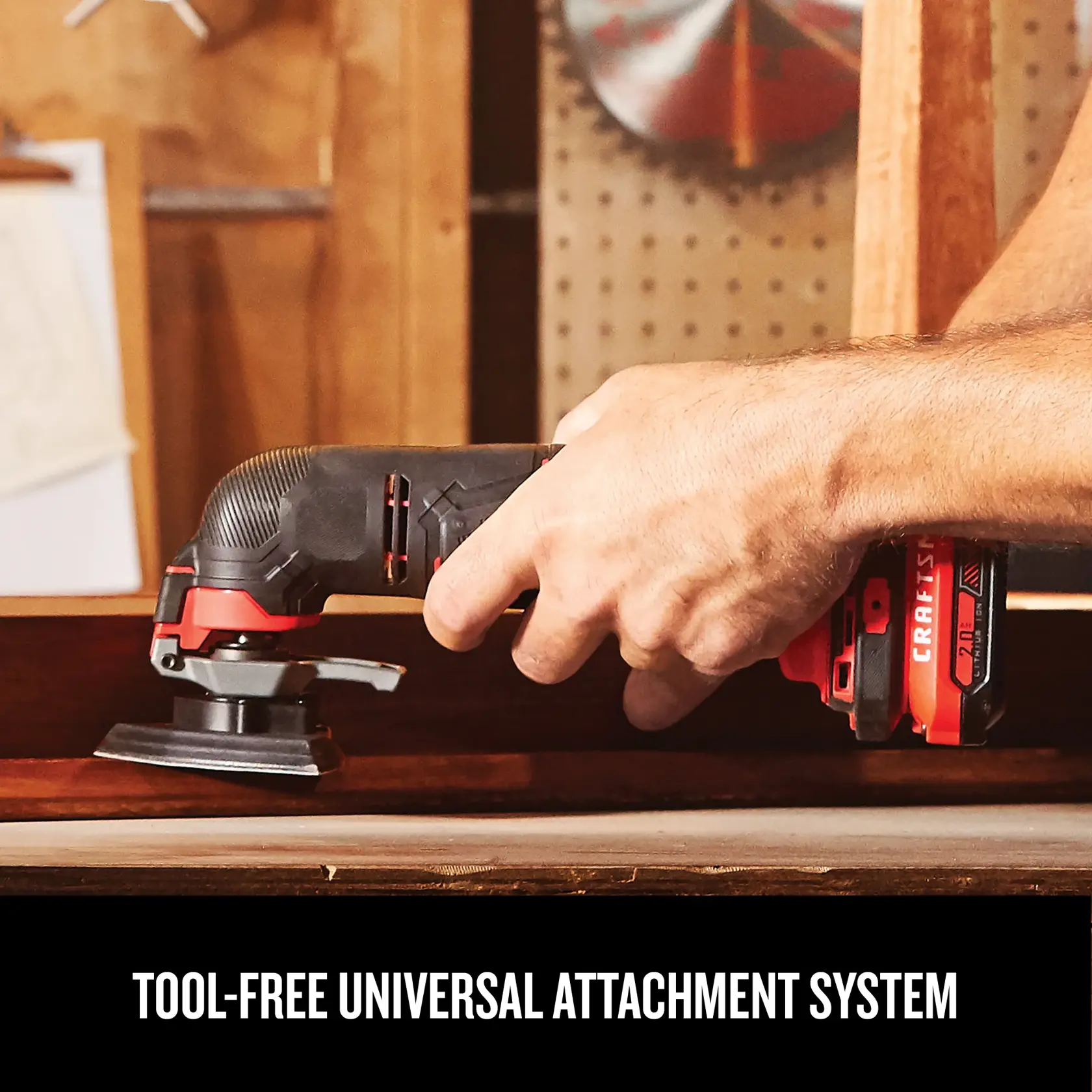 Graphic of CRAFTSMAN Oscillating Multi-Tools highlighting product features