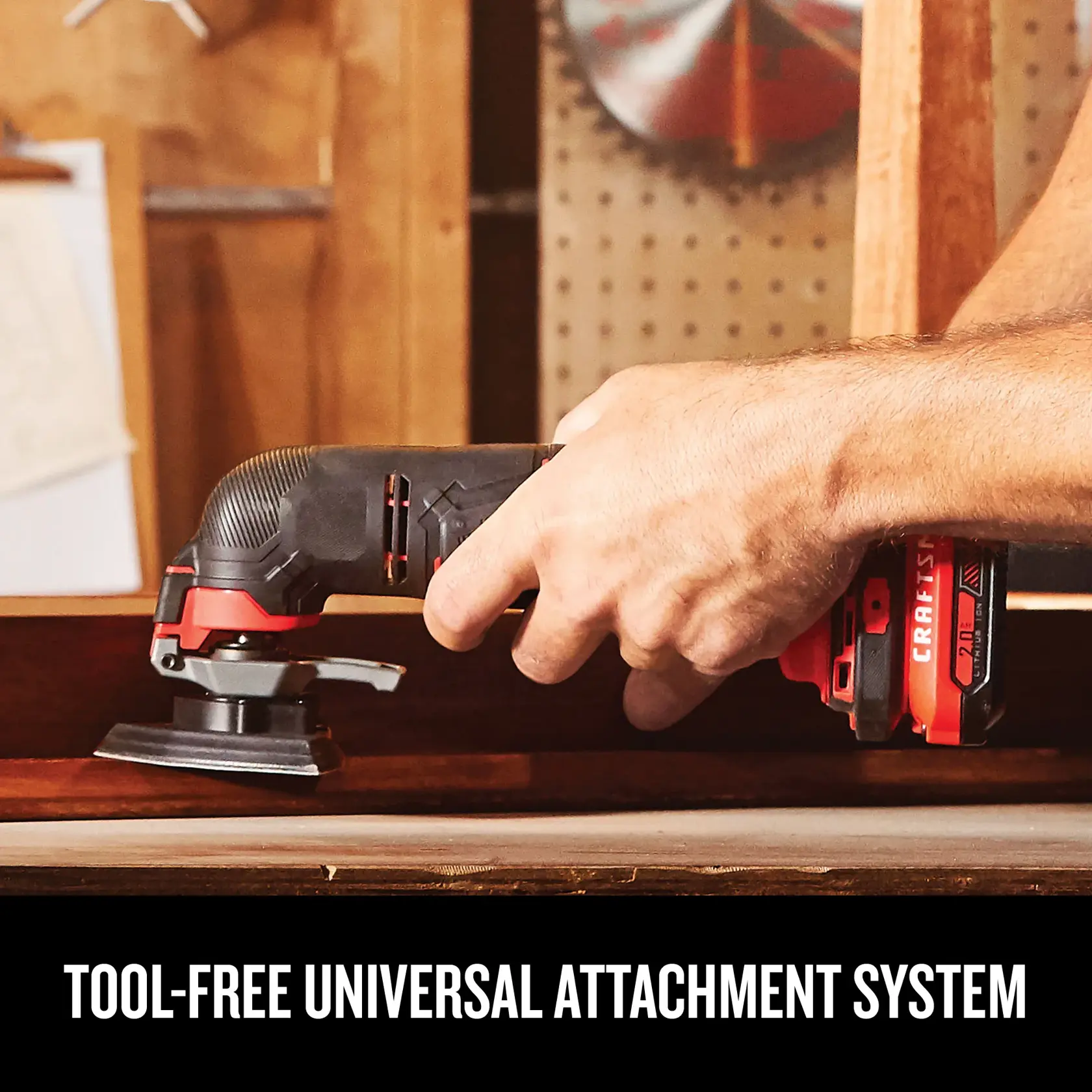 Graphic of CRAFTSMAN Oscillating Multi-Tools highlighting product features