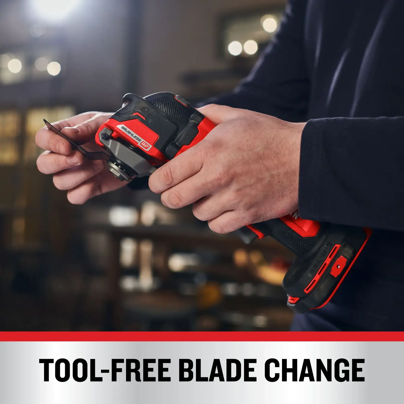 V20 BRUSHLESS RP Oscillating Tool (Tool Only) on dark background