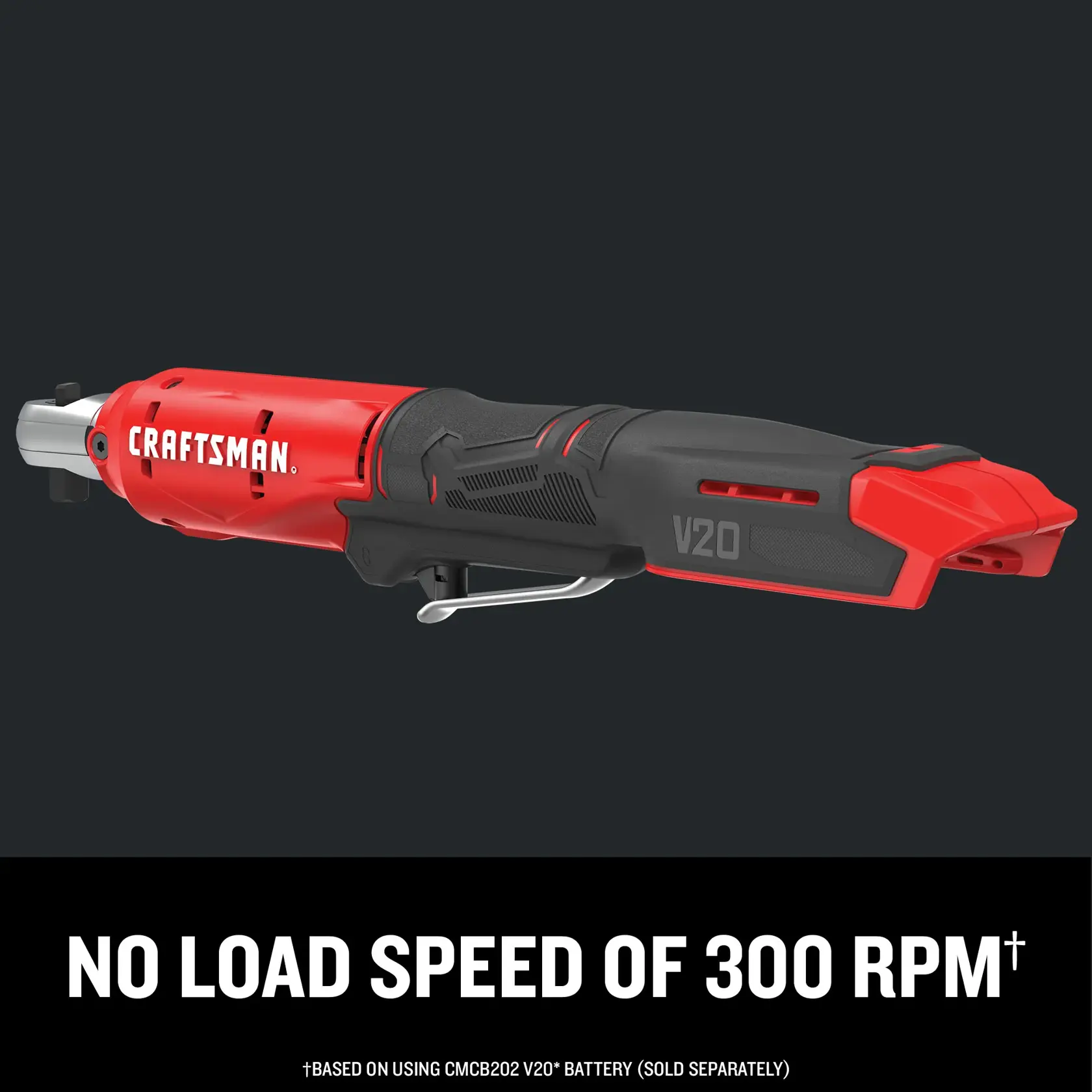 V20 Cordless 1/4 inch ratchet graphic