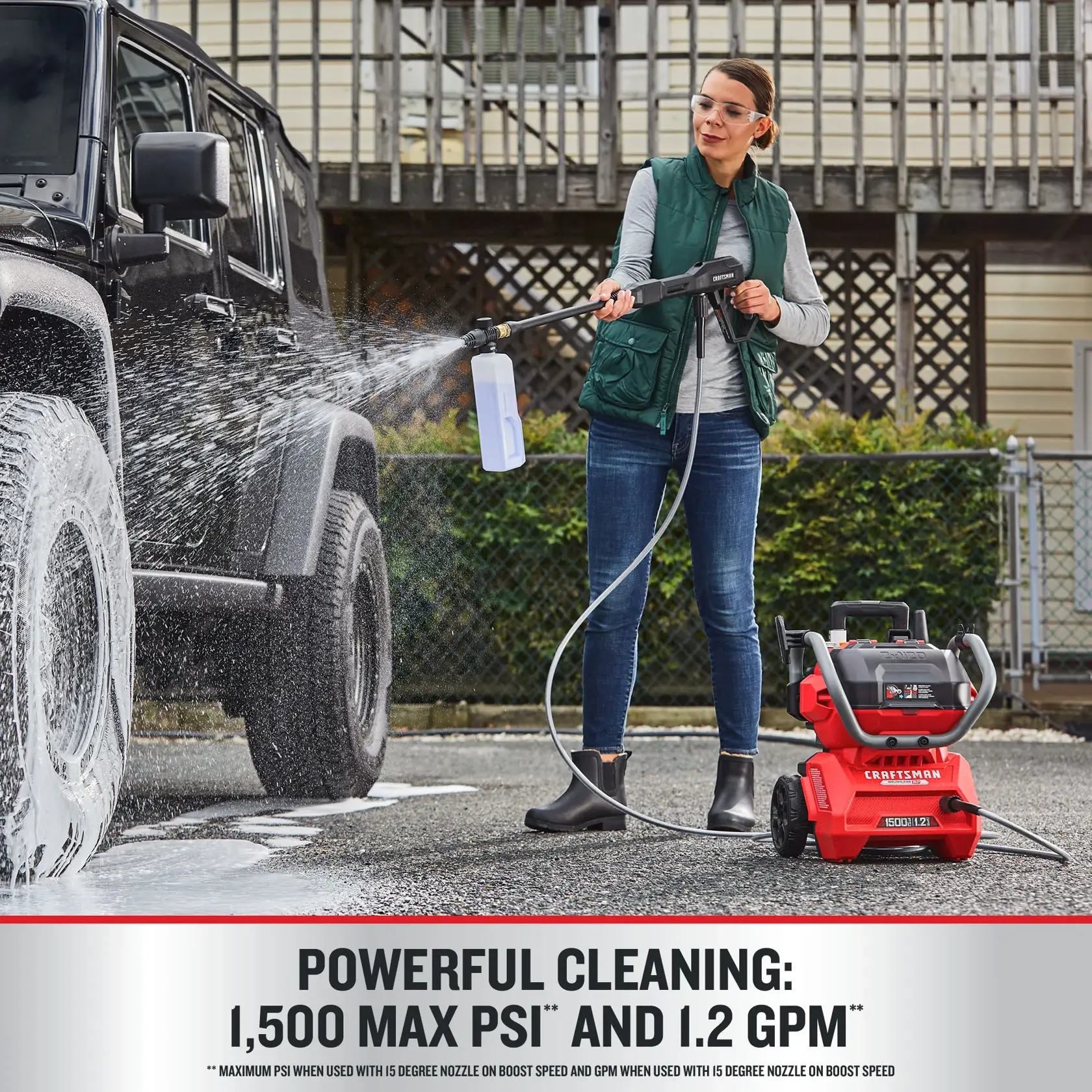 2xV20 BRUSHLESSRP Cold Water Pressure Washer