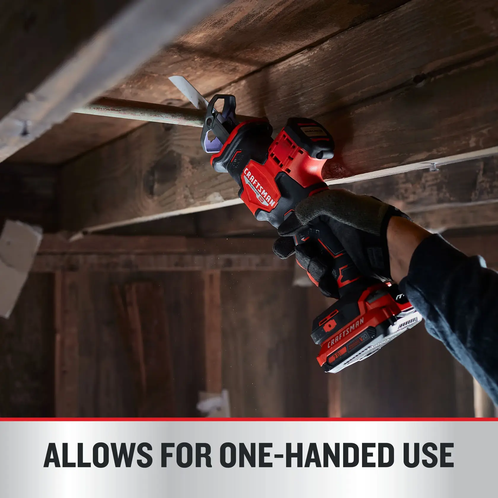 CRAFTSMAN BRUSHLESS RP compact reciprocating saw graphic