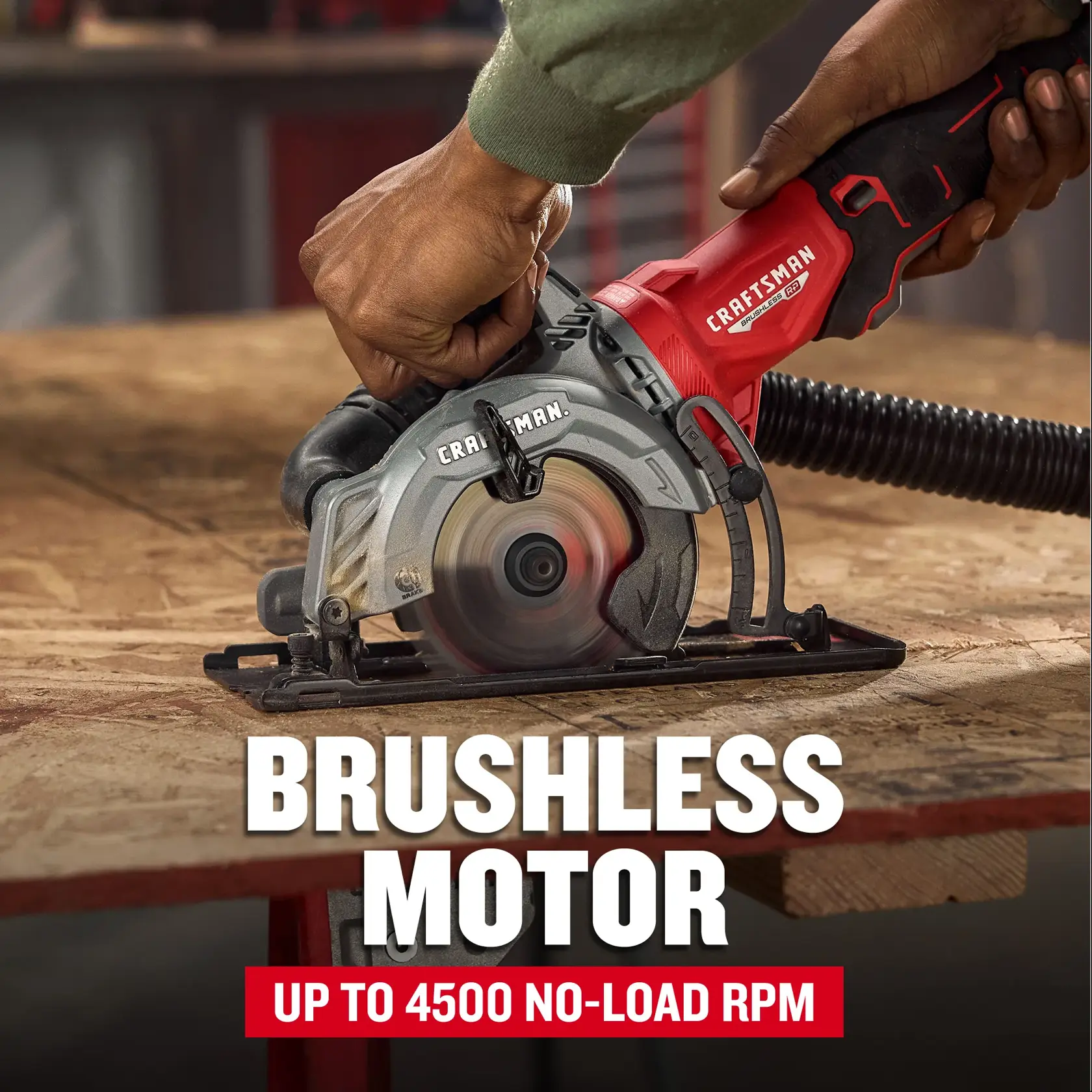 CRAFTSMAN V20* 4.5" Circ Saw Brushless Motor  "
