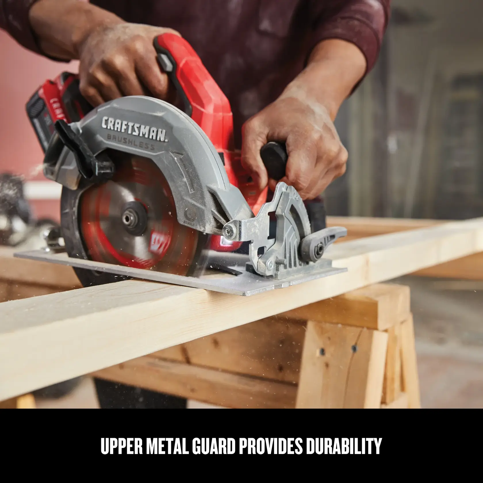 Graphic of CRAFTSMAN Circular Saws highlighting product features