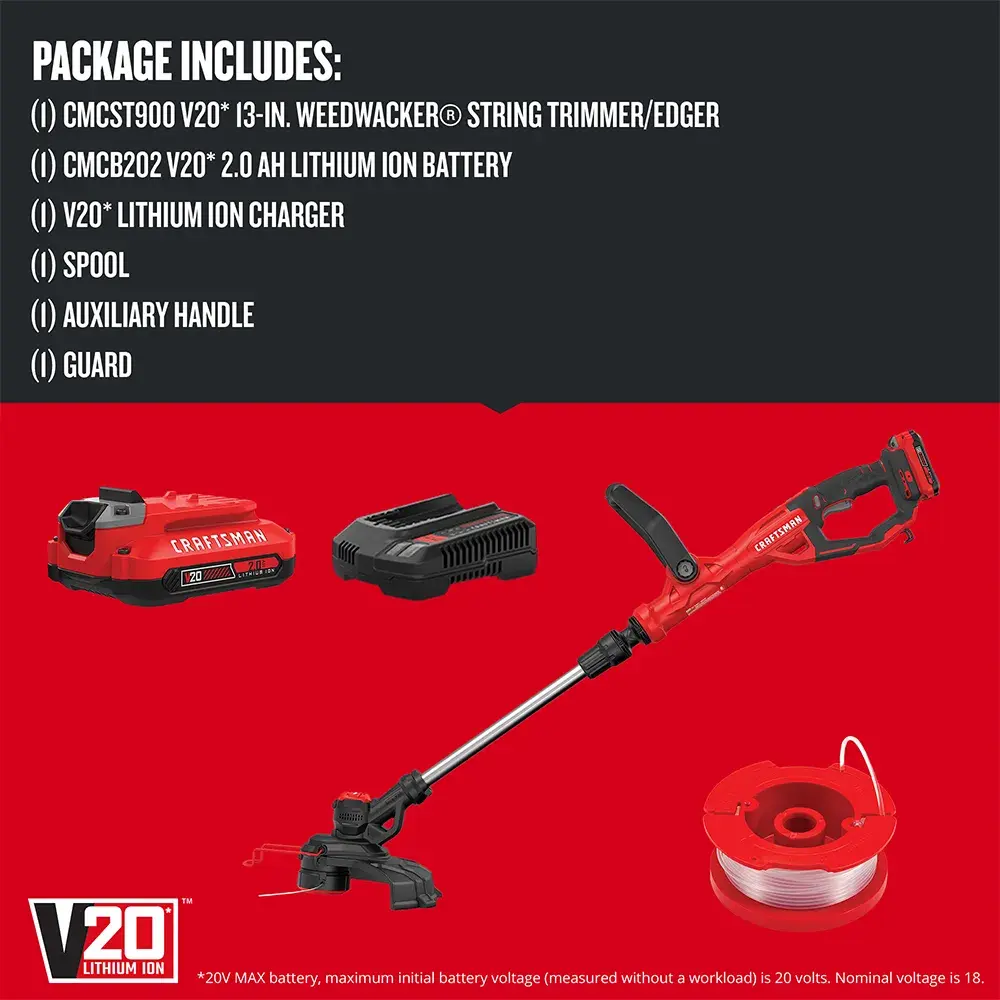 Graphic of CRAFTSMAN String Trimmers highlighting product features