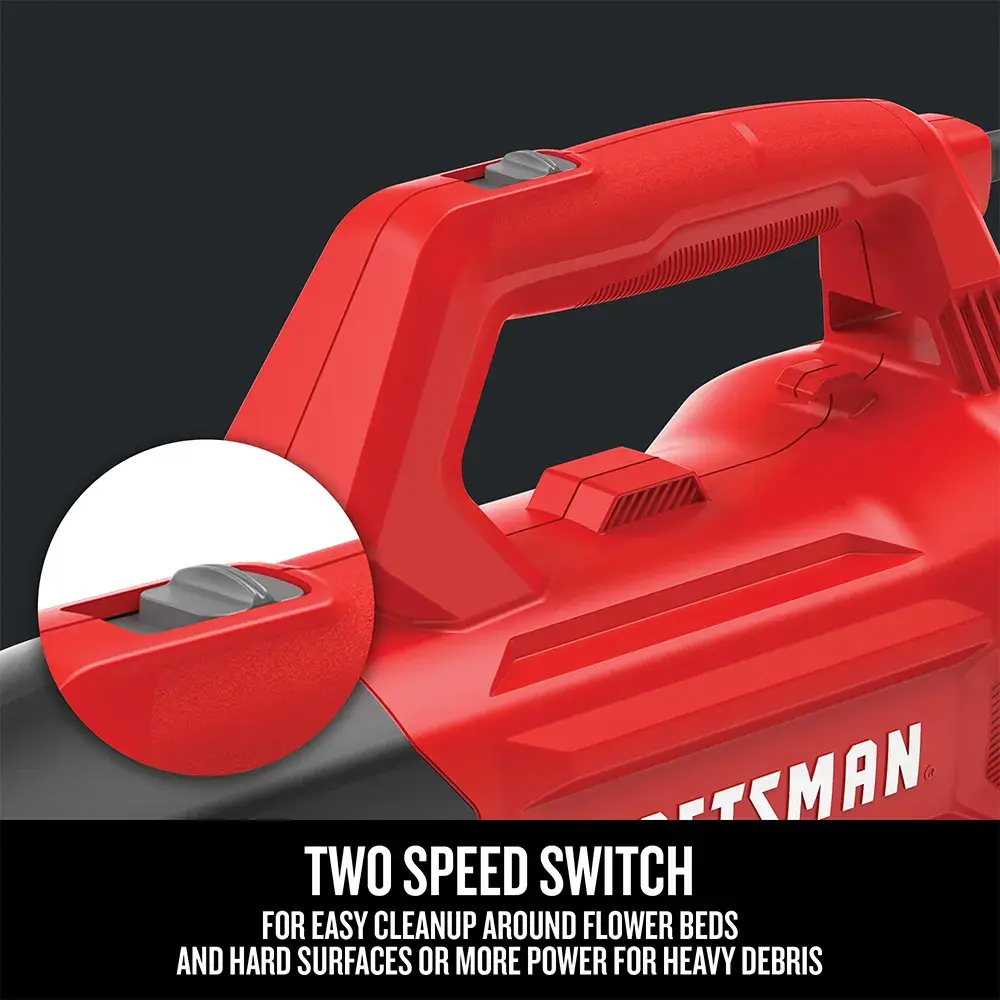 Graphic of CRAFTSMAN Leaf Blowers highlighting product features