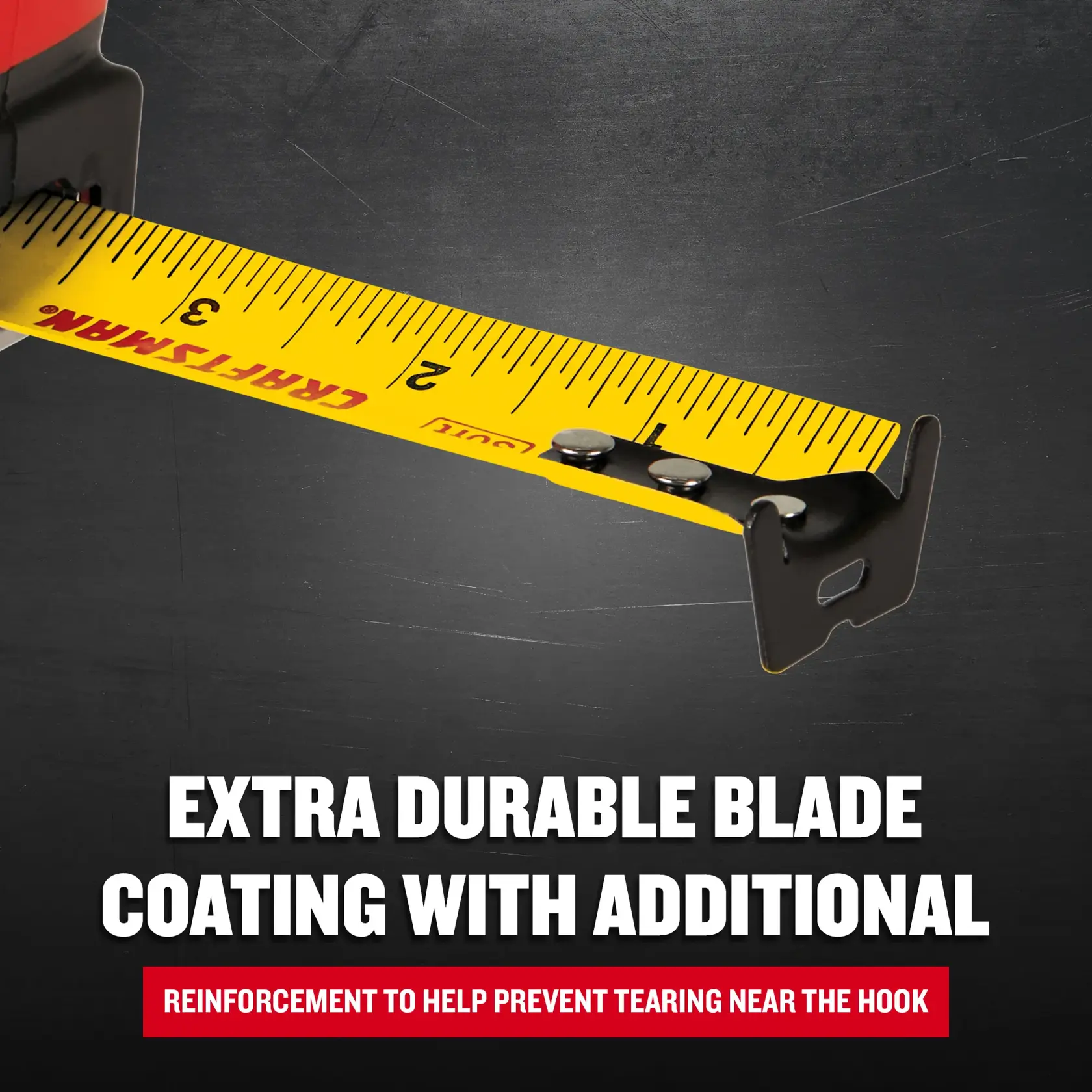 Graphic of CRAFTSMAN Measuring: Short Tapes highlighting product features