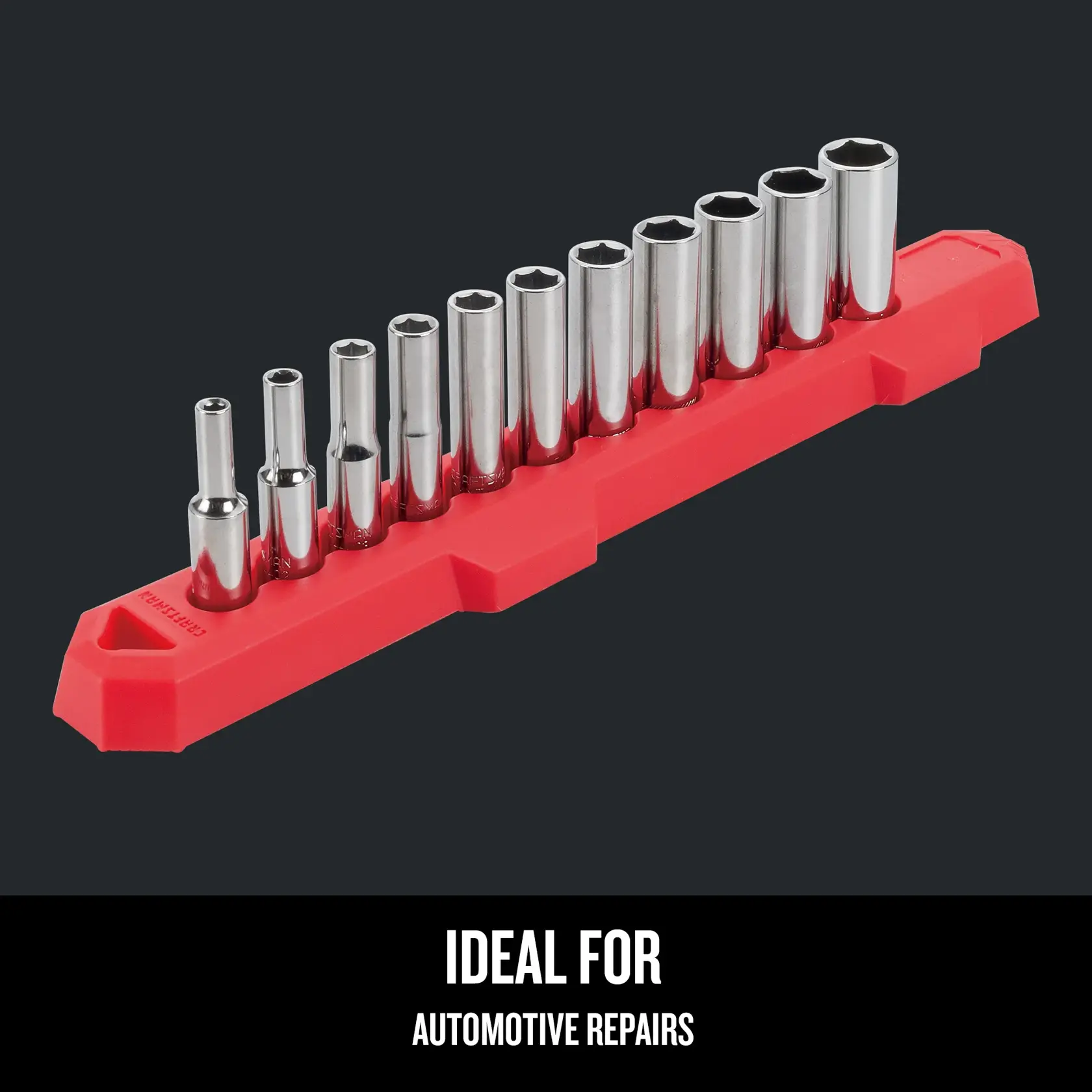 CRAFTSMAN 1/4-Inch Drive 6-Point Metric Deep Socket Set (11