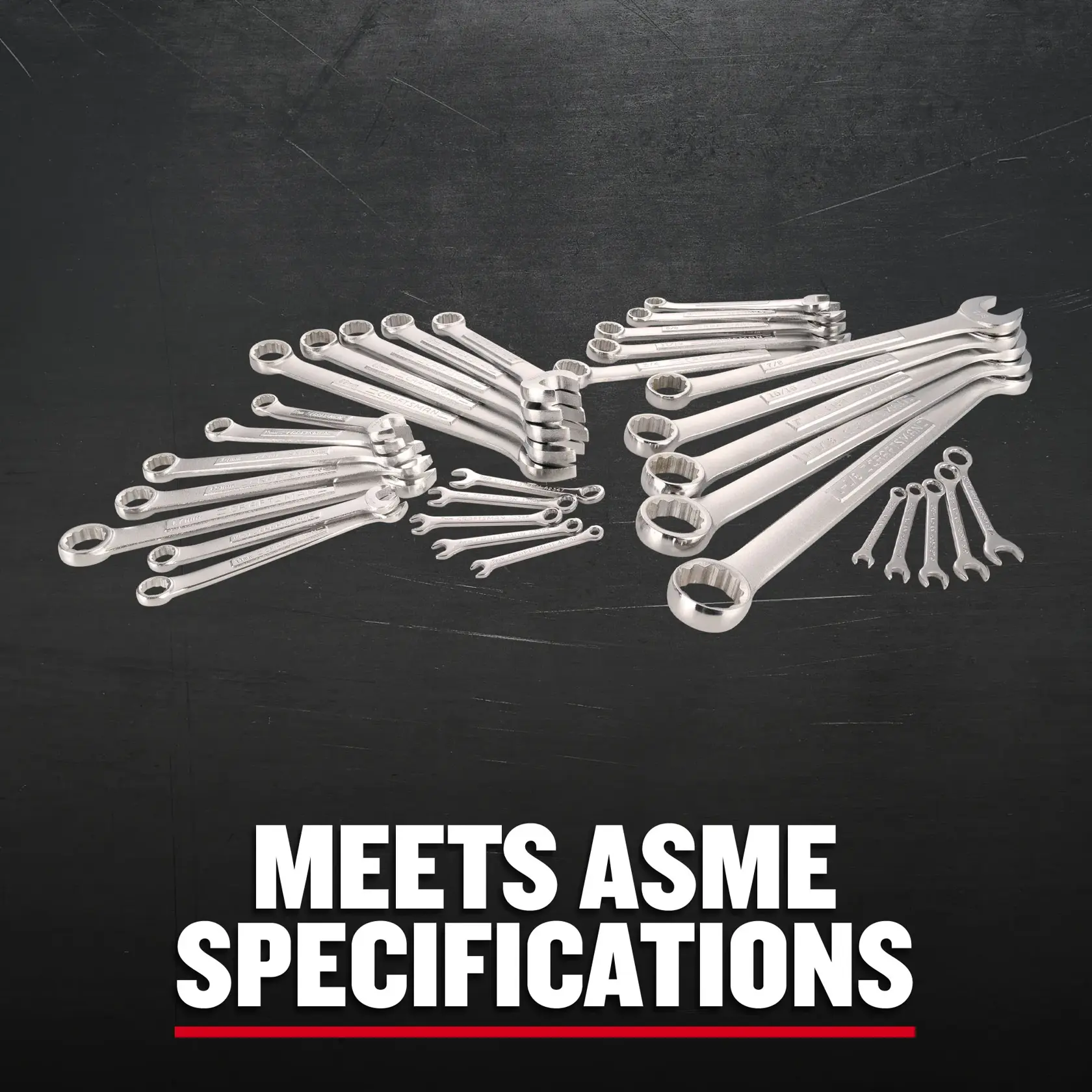 Craftsman CMMT12080 32 pc Large SAE/Metric Combination Wrench Set F+B