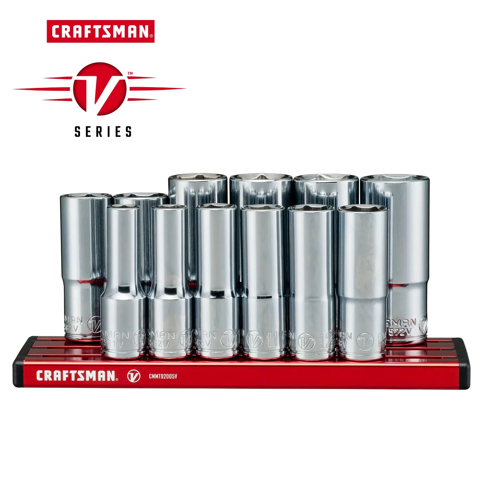 Graphic of CRAFTSMAN Sockets: 6-Point highlighting product features