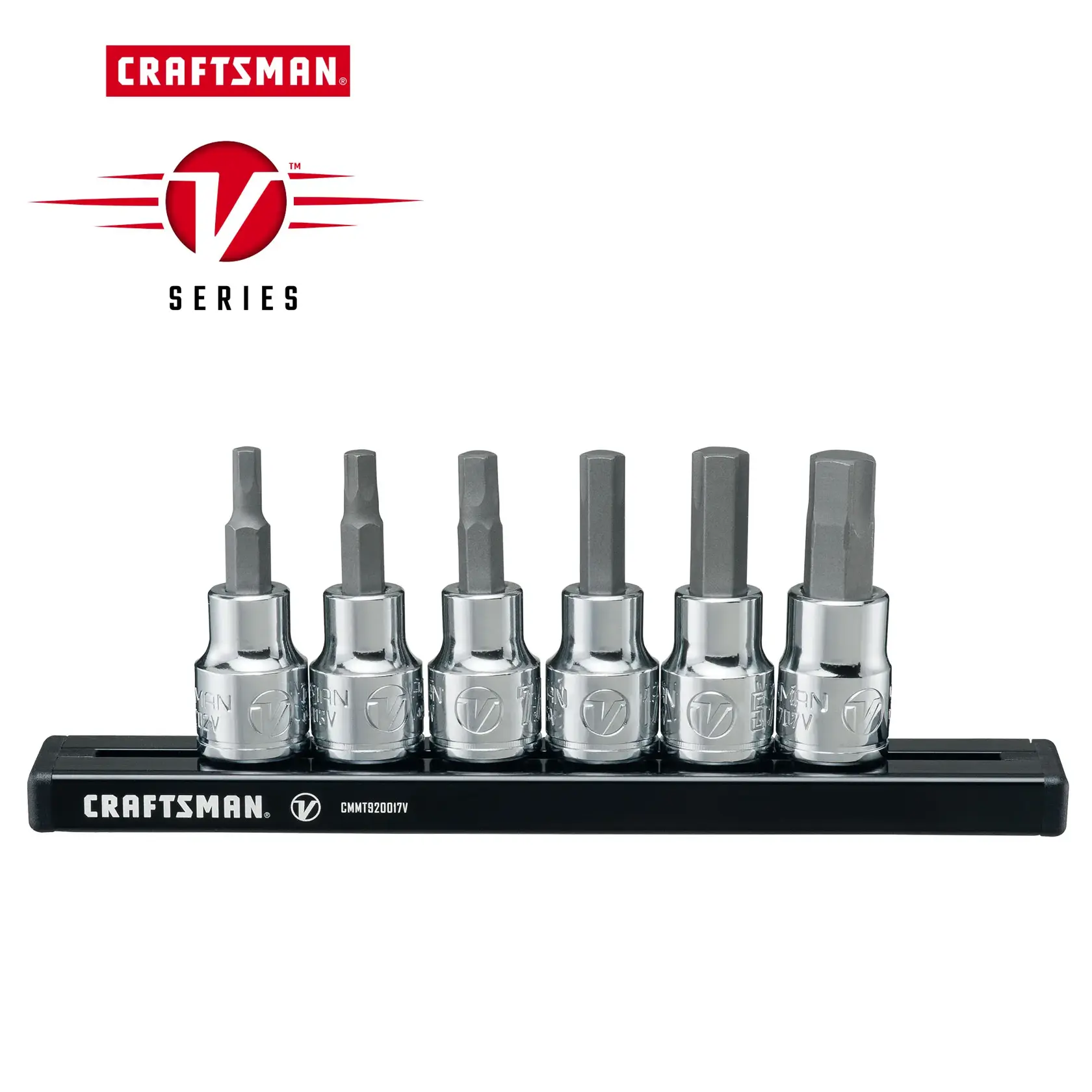 Graphic of CRAFTSMAN Sockets: Hex highlighting product features