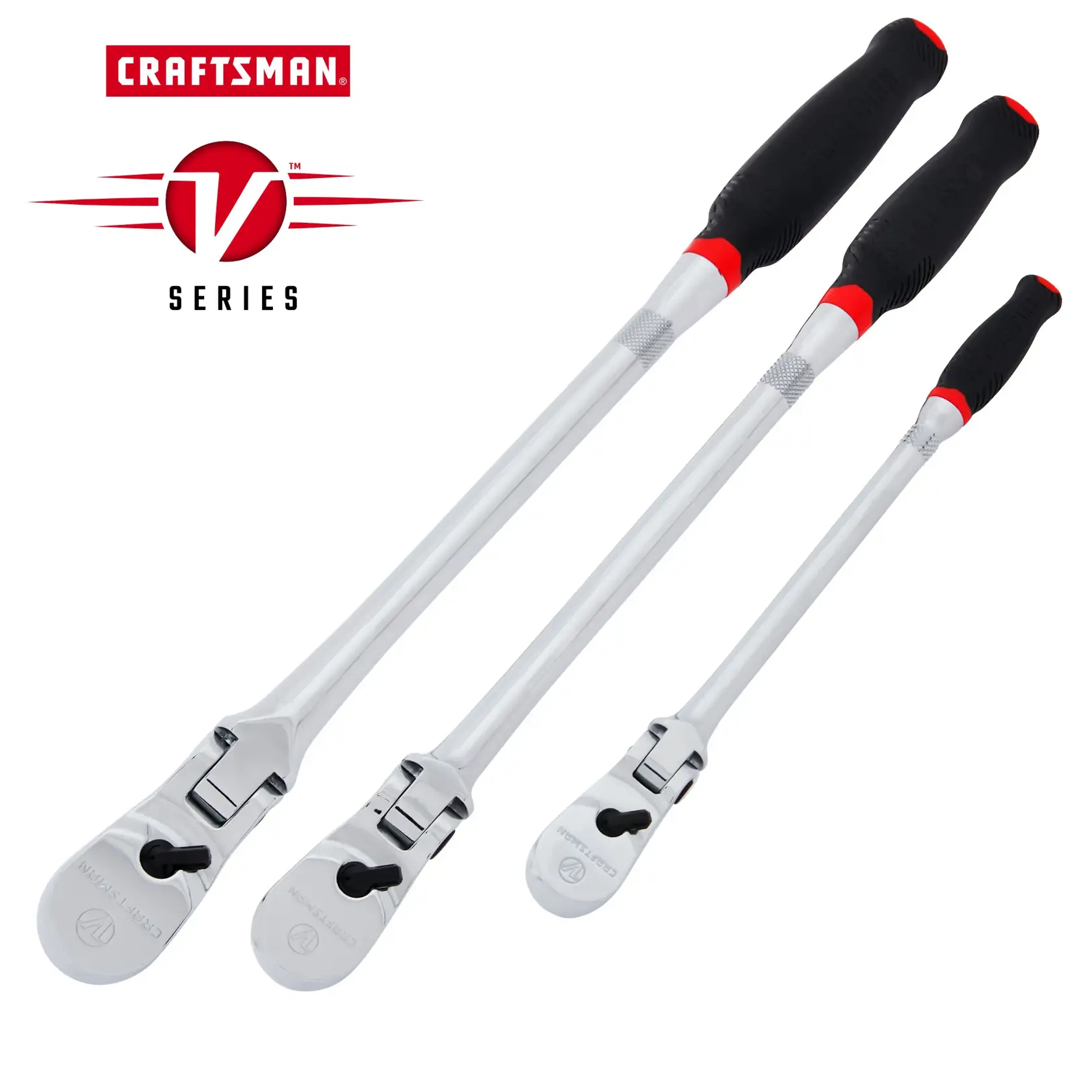 Graphic of CRAFTSMAN Ratchets highlighting product features