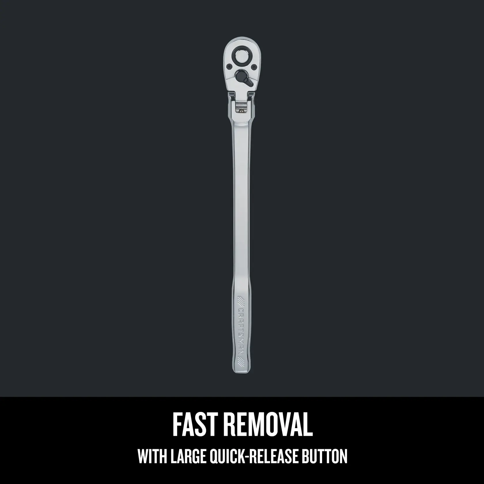 Graphic of CRAFTSMAN Ratchets highlighting product features