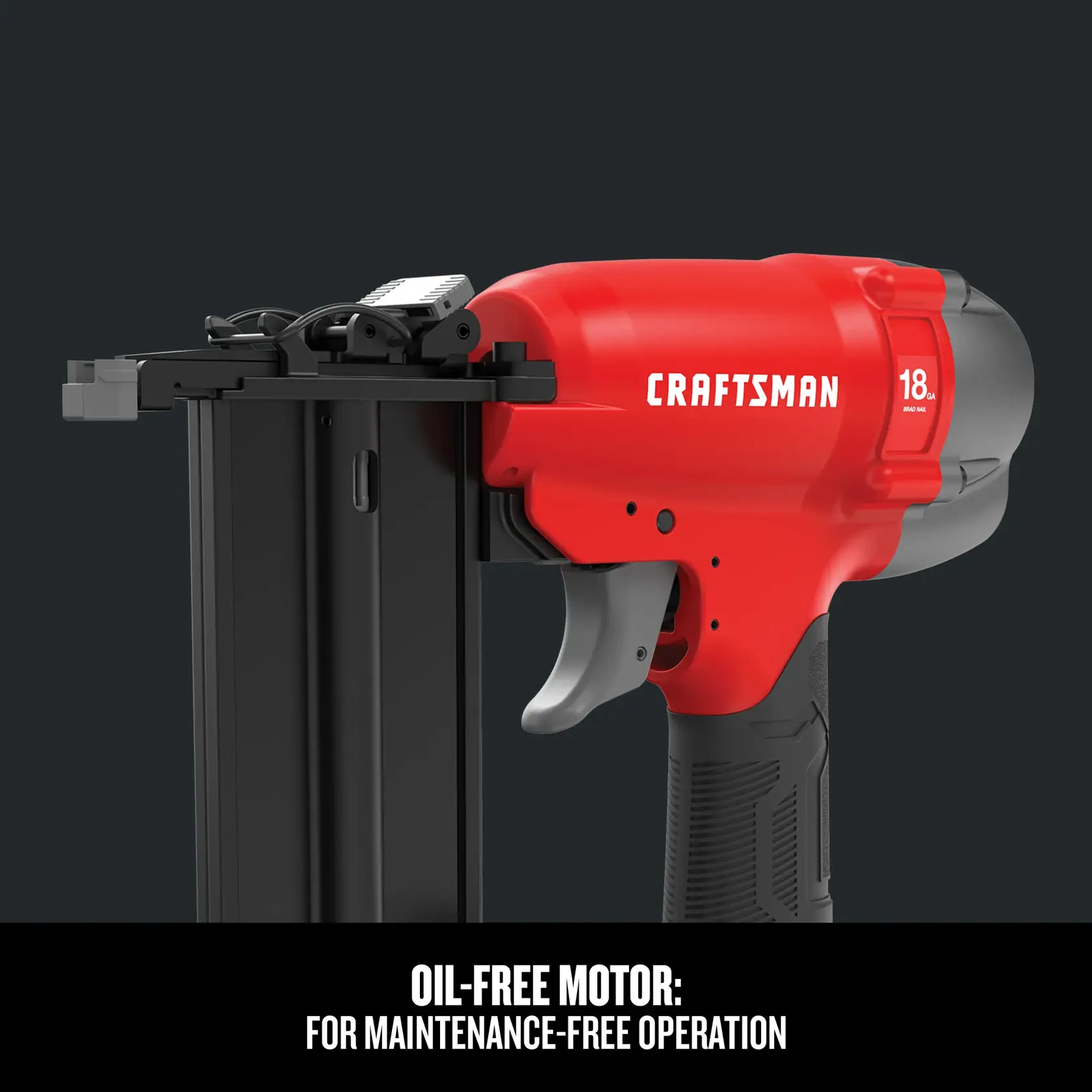 Graphic of CRAFTSMAN Nailer: Finishing highlighting product features