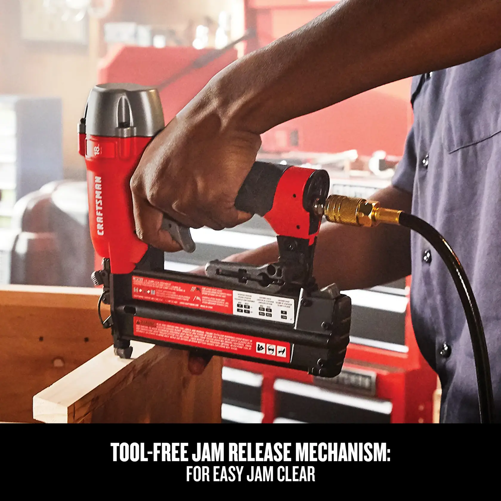 Graphic of CRAFTSMAN Nailer: Finishing highlighting product features
