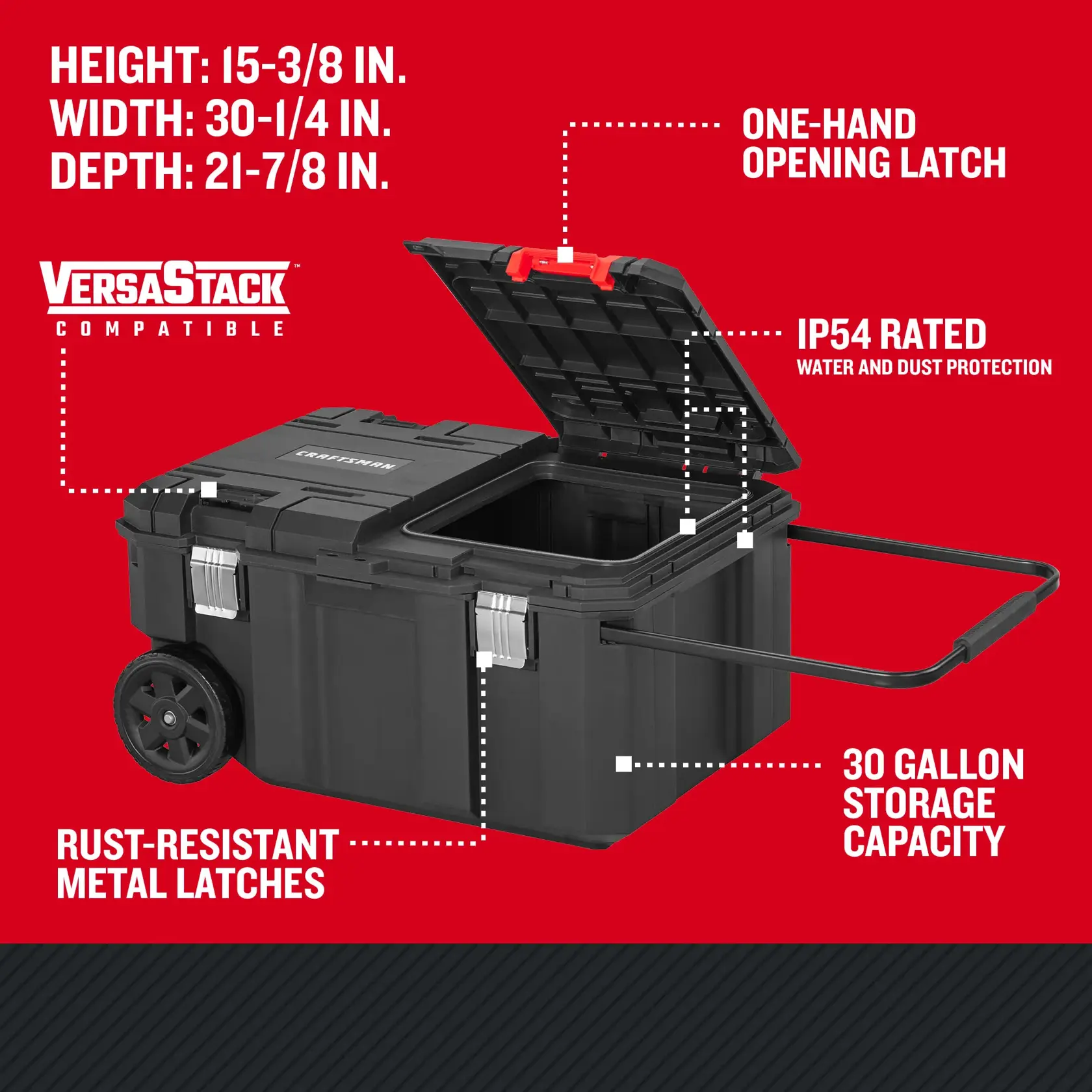 CM VERSASTACK 30 Gallon Chest  graphic