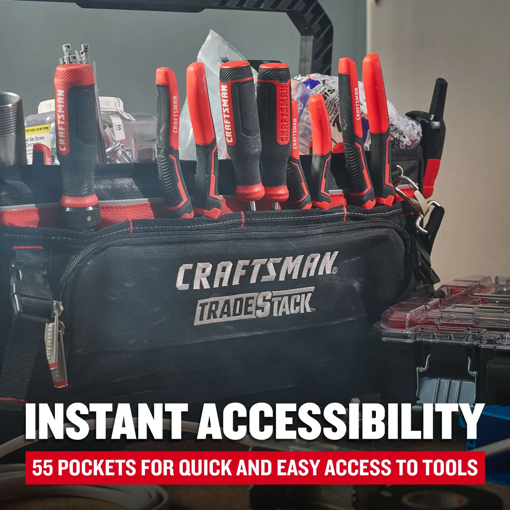 Craftsman CMST21450 TRADESTACK Tool Bag F+B