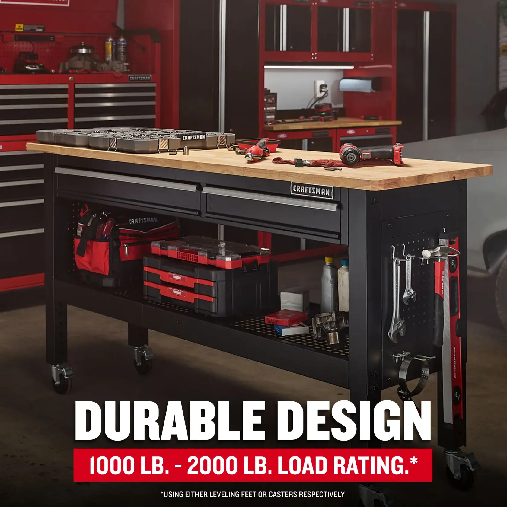 CRAFTSMAN 6' Premium Workbench Durable Design