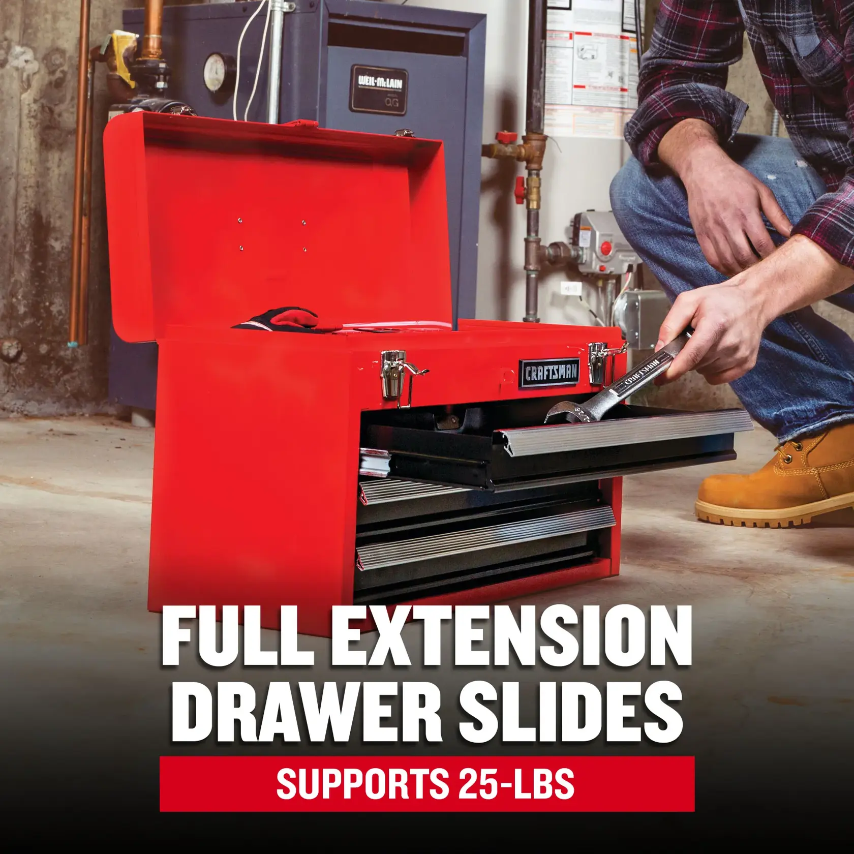 Full Extension Drawer Slides Graphic