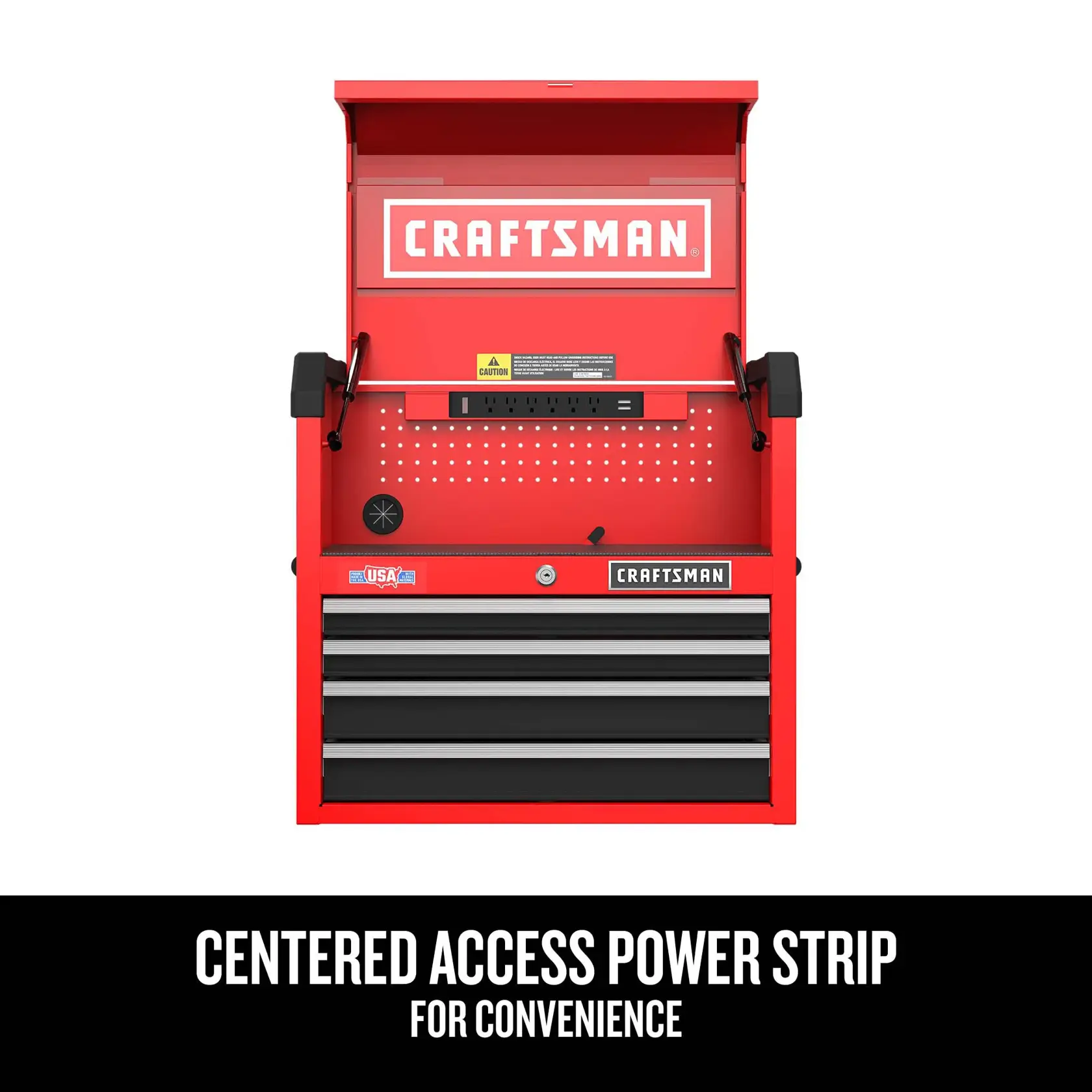 Graphic of CRAFTSMAN Storage: Cabinets & Chests Rolling highlighting product features