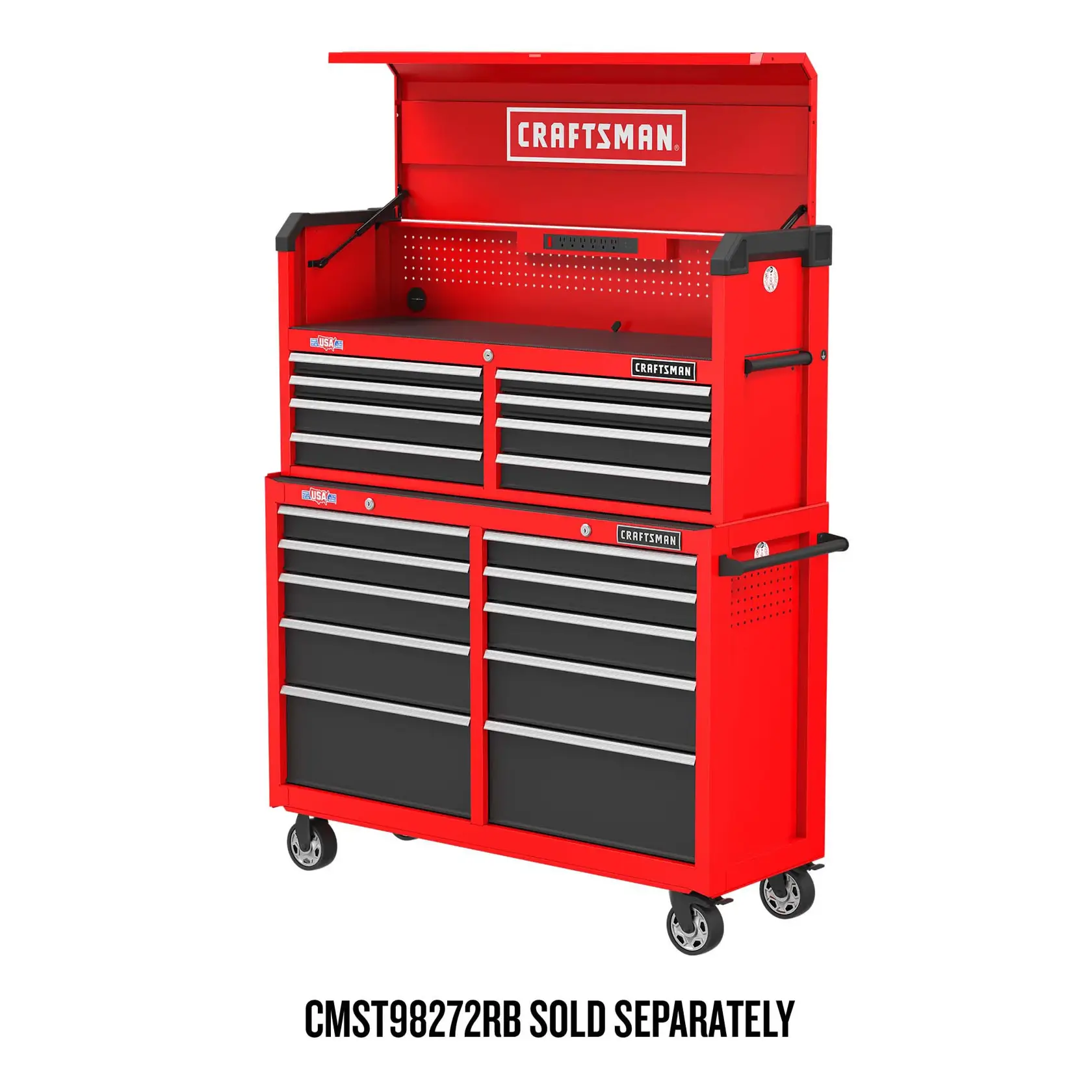 Graphic of CRAFTSMAN Storage: Cabinets & Chests Rolling highlighting product features