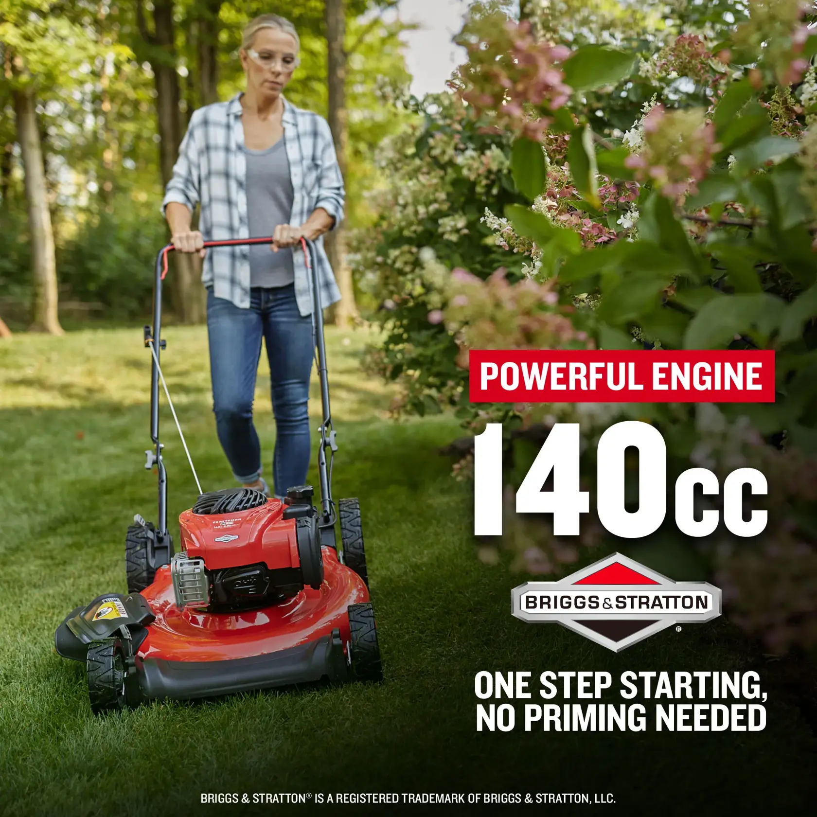 CRAFTSMAN 21-Inch 140cc Gas Push Lawn Mower