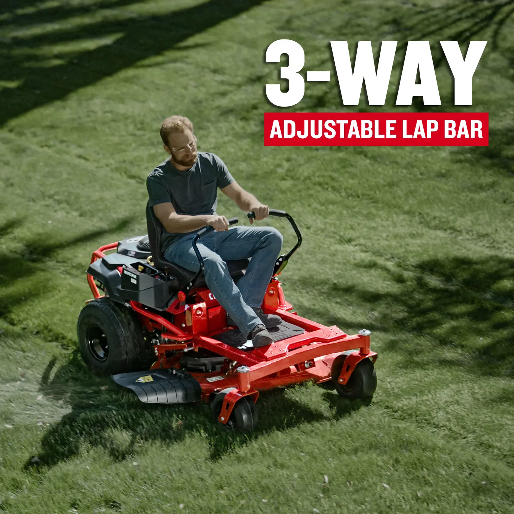 CMXGNAM211702 3-Way Adjustable Lap Bar Carousel Graphic