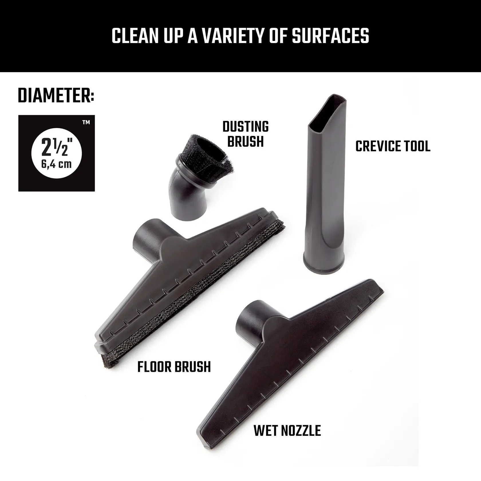 thumbnail image 2 of WORKSHOP Wet/Dry Vacs Vacuum Accessories WS25020A Wet/Dry Vacuum Hose, 2-1/2-Inch X 7-Feet Dual-Flex Locking Wet/Dry Vac Hose For Wet/Dry Shop Vacuums 2 of 11