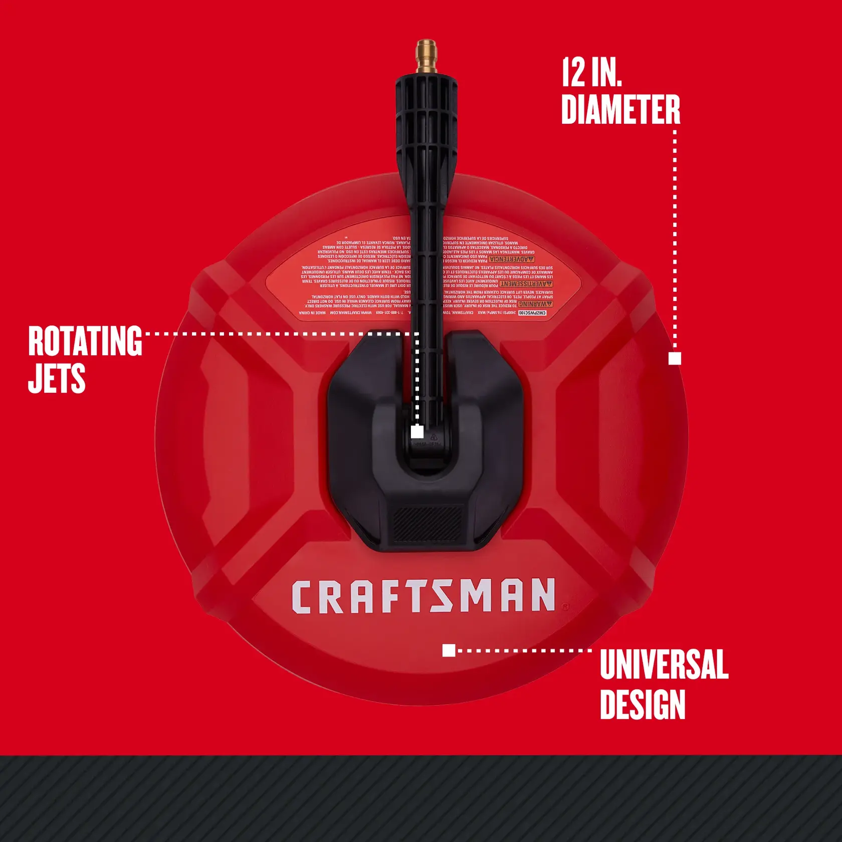 Graphic of CRAFTSMAN Accessories: Blowers, Trimmers & Edgers highlighting product features