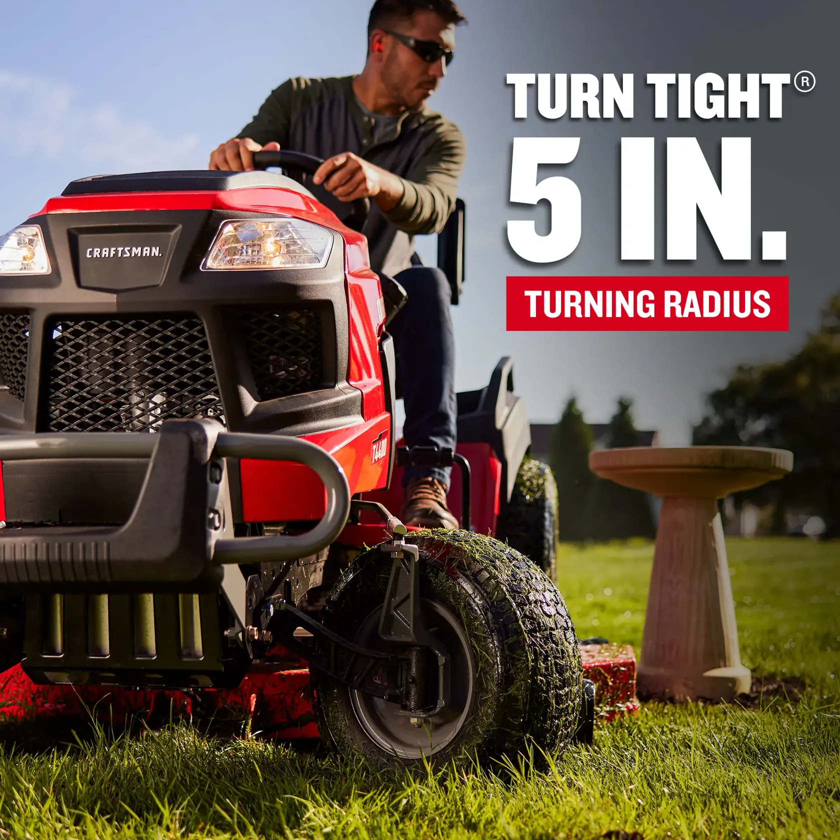 T4400 cutting around birdbath graphic