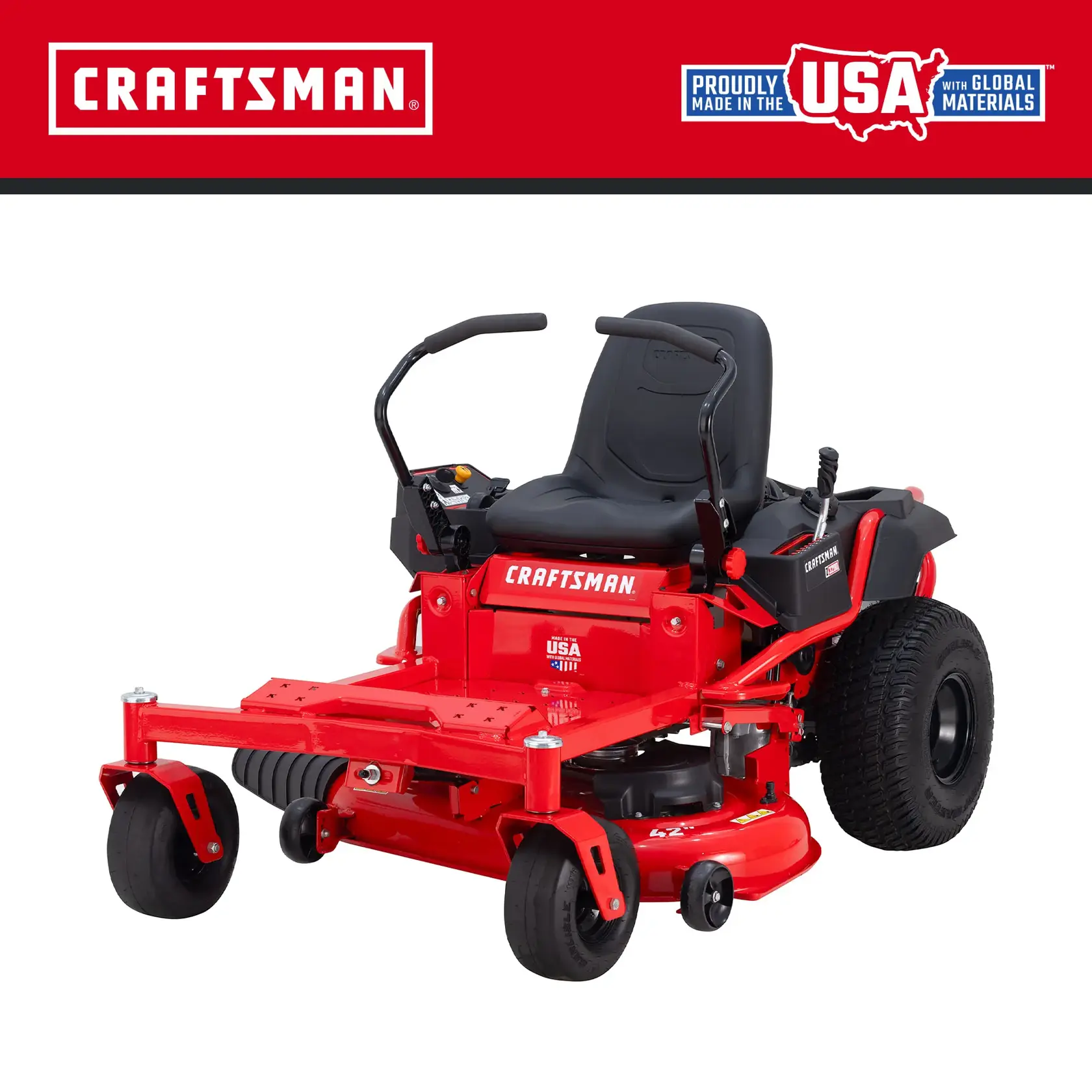 CRAFTSMAN 42-Inch Gas Zero Turn Riding Lawn Mower