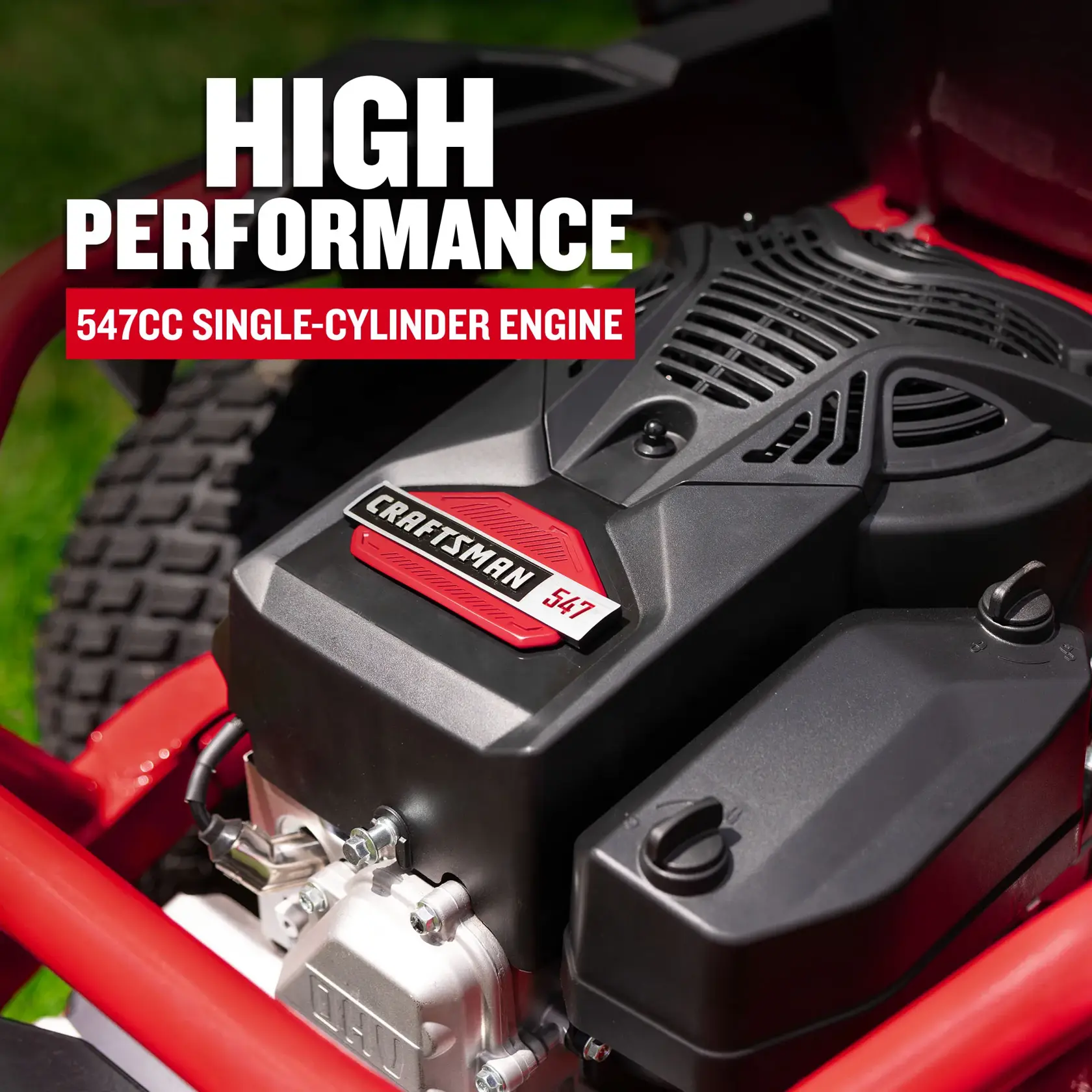 CRAFTSMAN Z3200 ZRT Mower Engine Feature