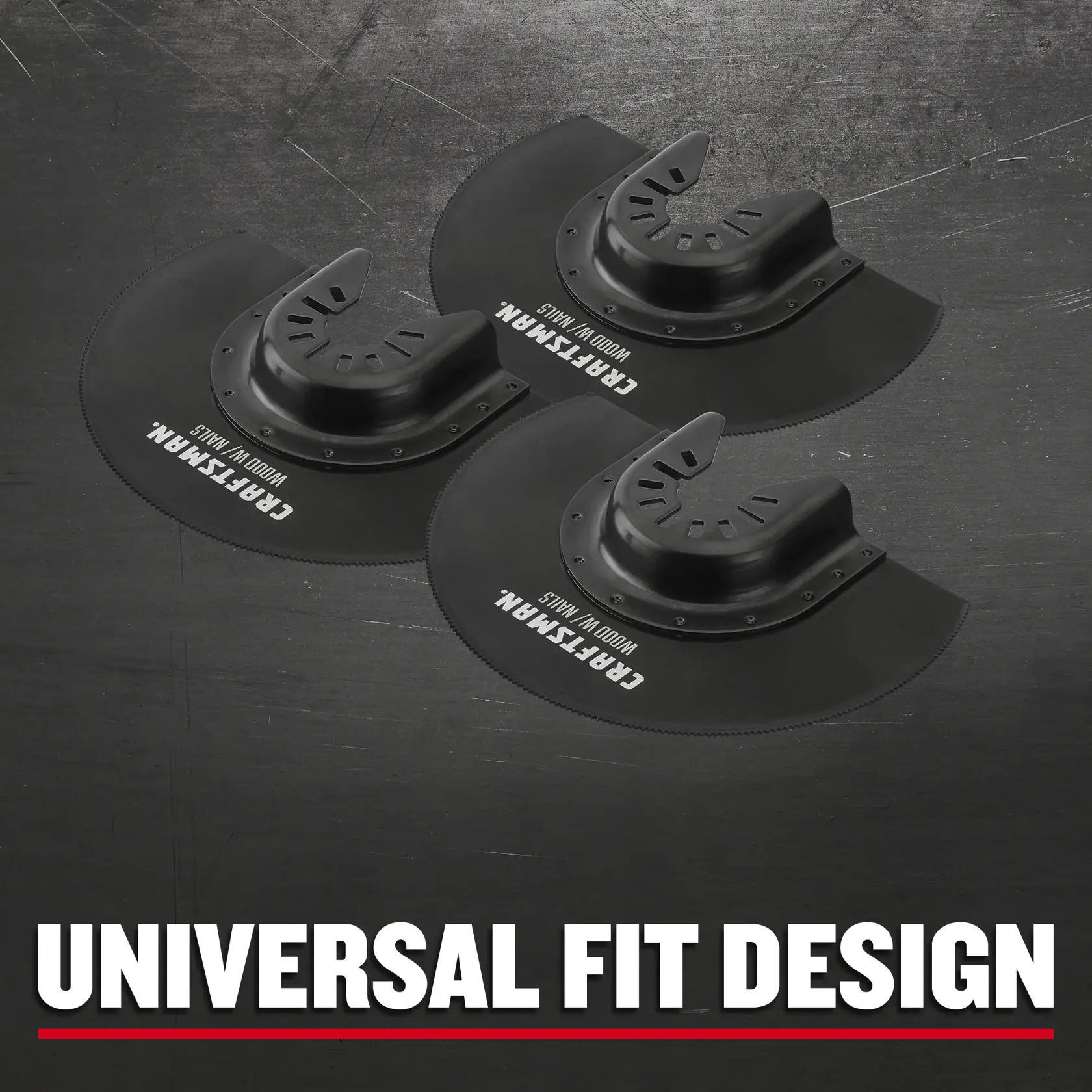 CRAFTSMAN CMAO113-3 Bi-Metal Oscillating Blades Set (3-Piece) F+B