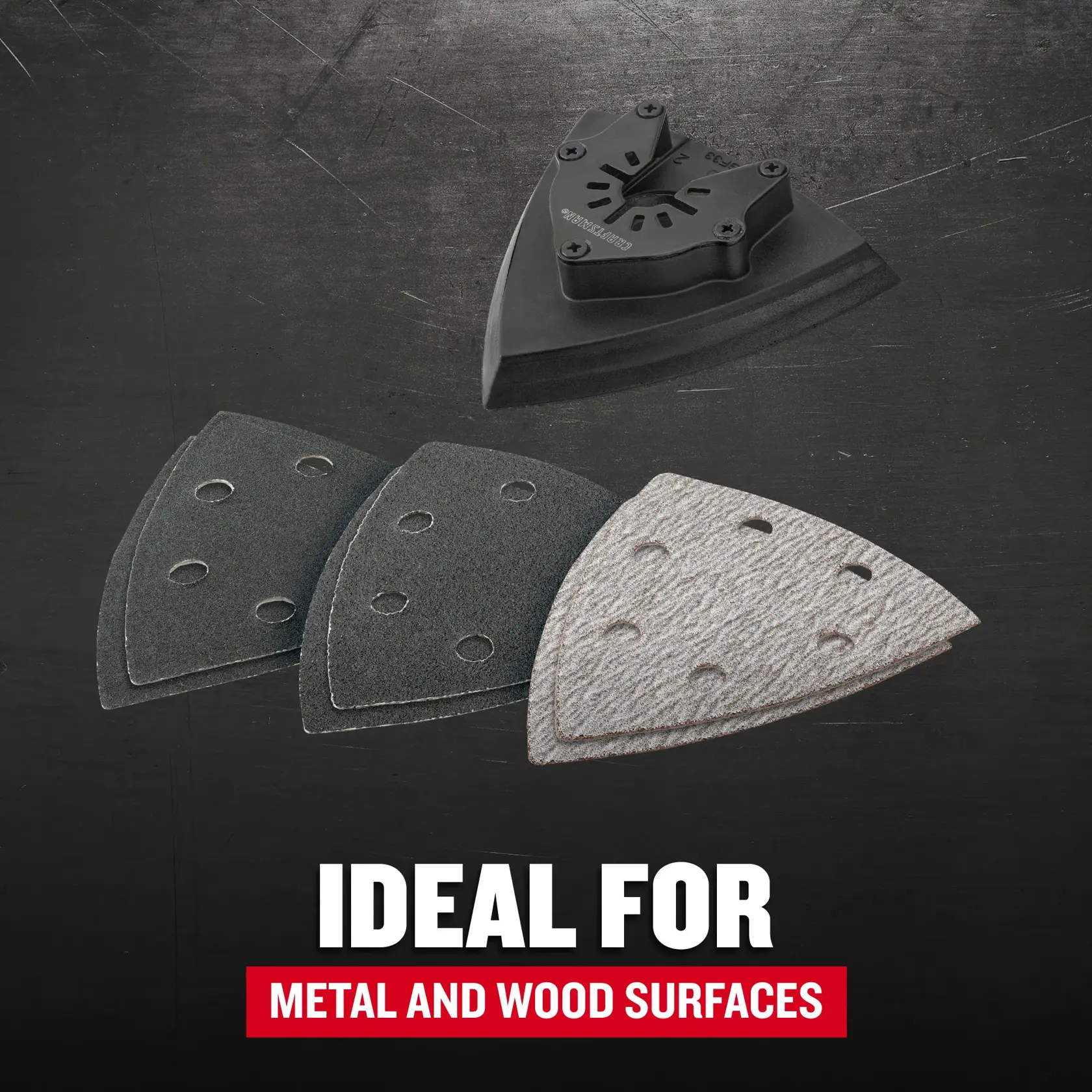 CRAFTSMAN CMAO200 Oscillating Blades Sanding Set (7-Piece) F+B