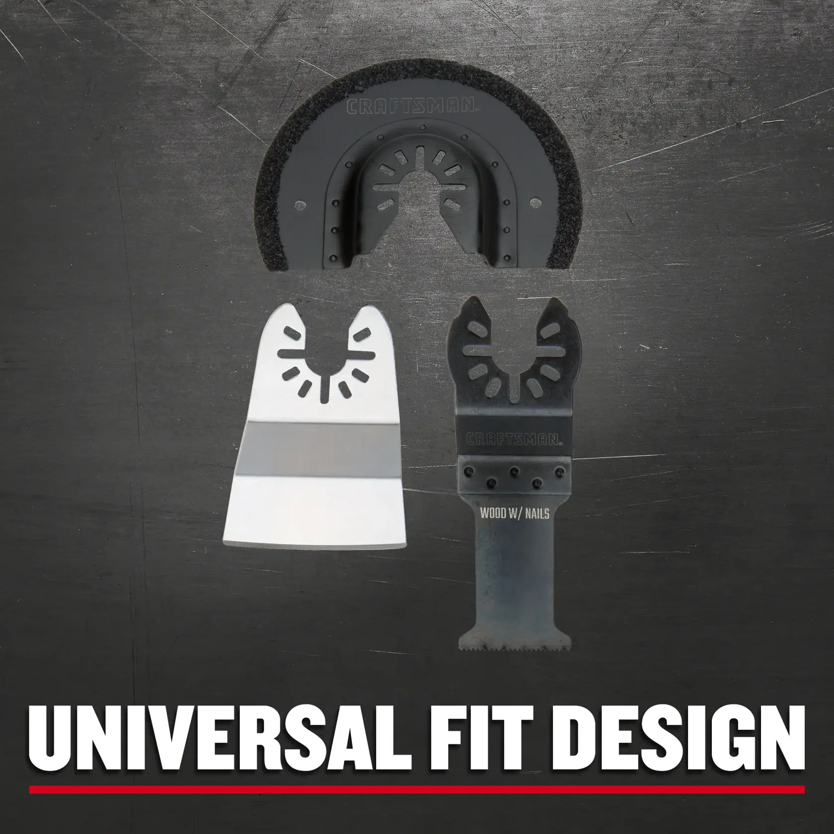 CRAFTSMAN CMAO201 Multi-Material Oscillating Blades Set (3-Piece) F+B