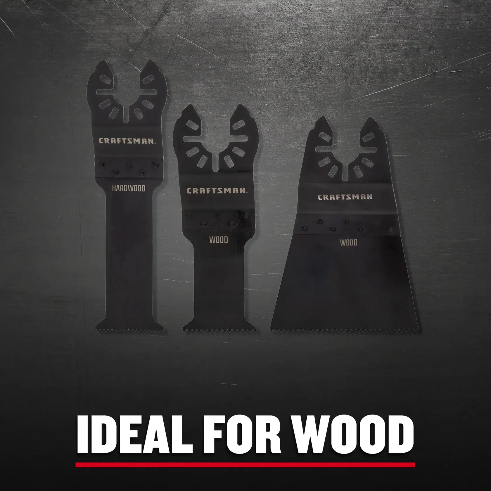 CRAFTSMAN CMAO202 Oscillating Blades Cutting Set (3-Piece) F+B