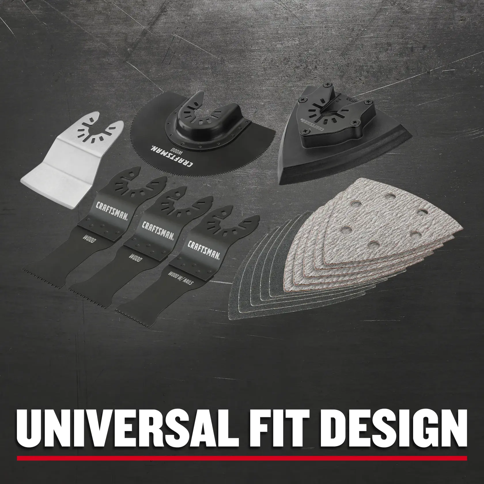 CRAFTSMAN CMAO516 General Purpose Oscillating Blades Set (16-Piece) F+B