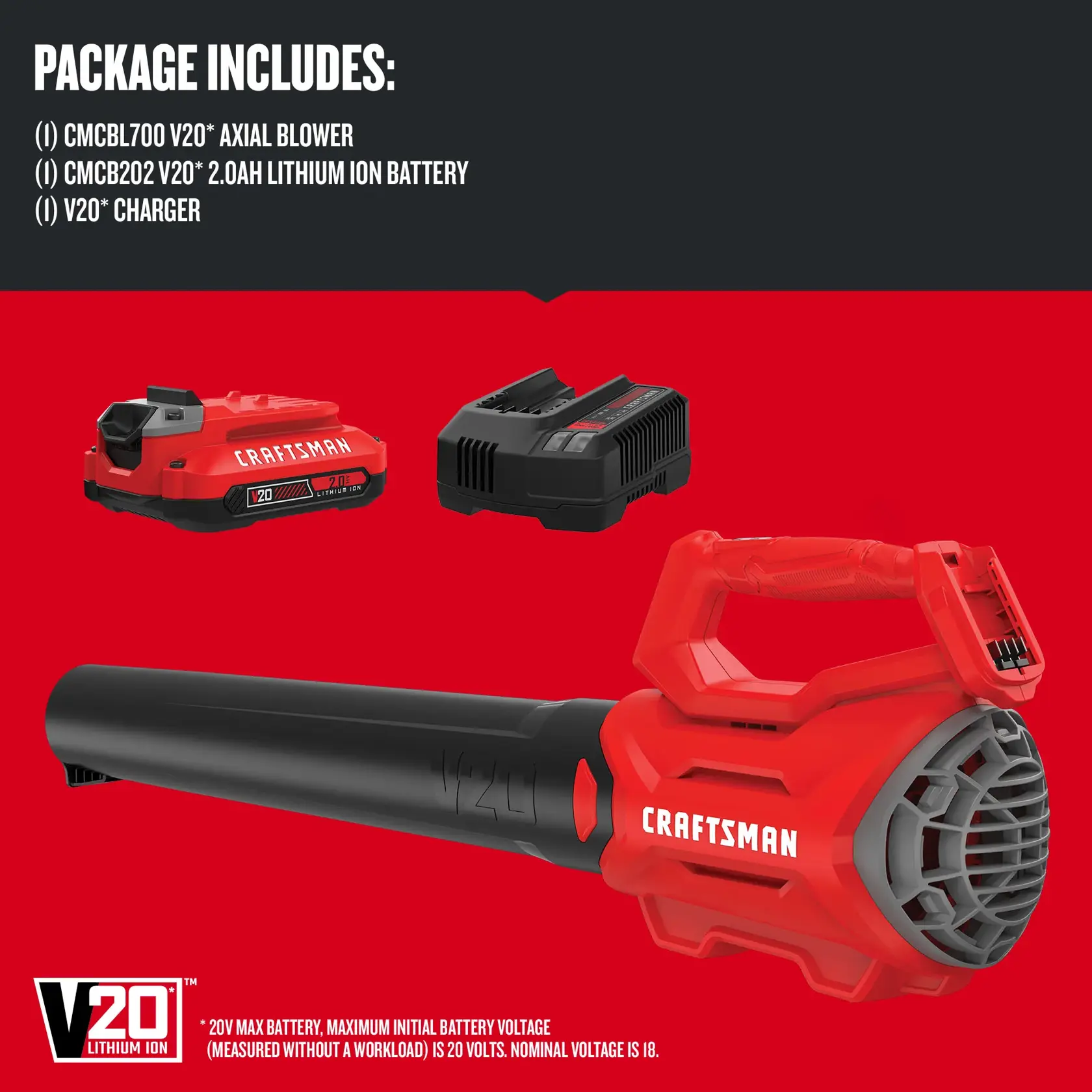 Graphic of CRAFTSMAN Leaf Blowers highlighting product features