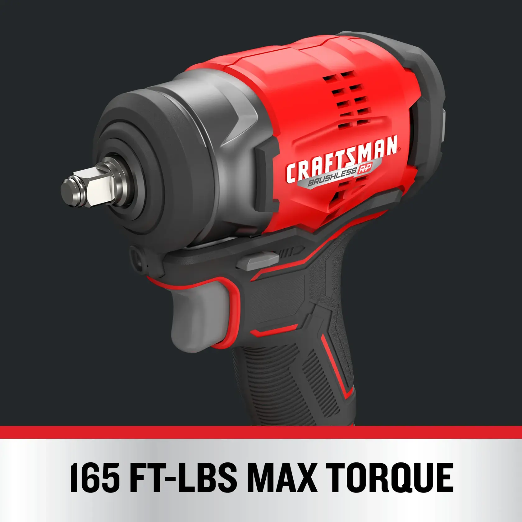 V20 BRUSHLESS RP 3/8 inch Impact Wrench (Tool Only) on dark background