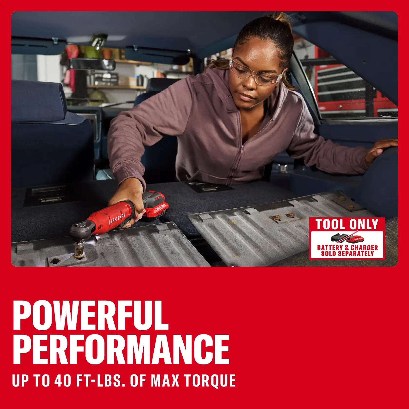 CRAFTSMAN V20* Multi-Size Ratchet (Tool Only) thumbnail 4