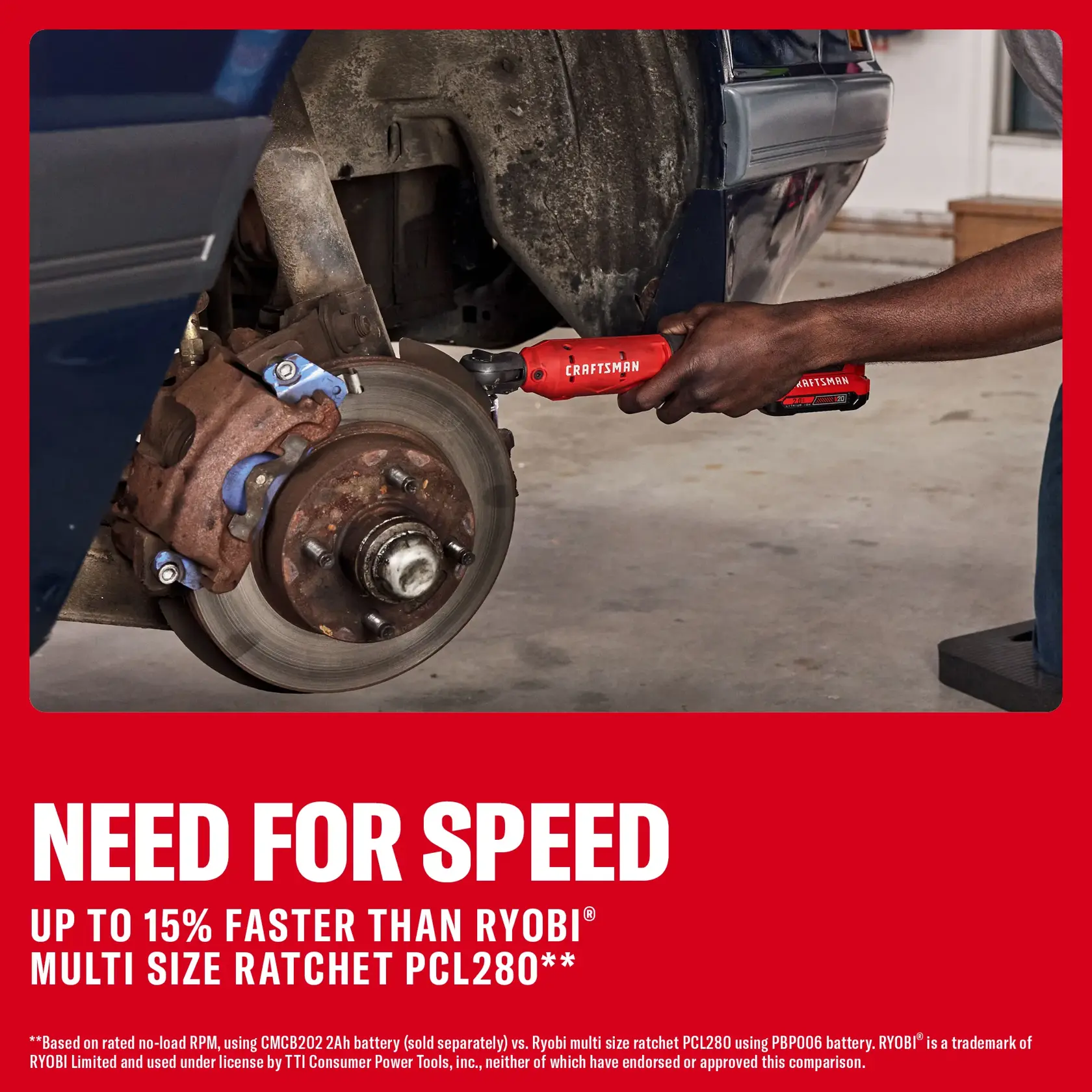 CRAFTSMAN V20* Multi-Size Ratchet (Tool Only) thumbnail 5