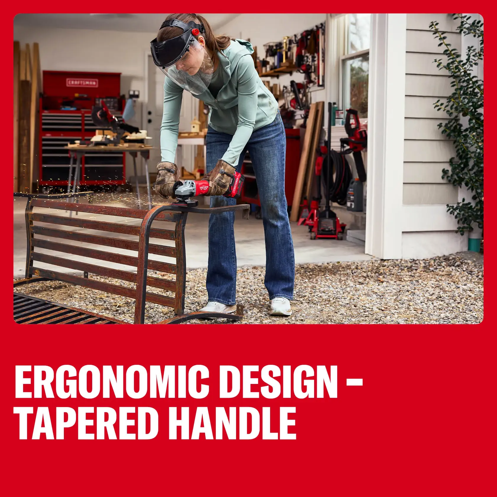 CRAFTSMAN® V20* BRUSHLESS RP™ Small Angle Grinder (Tool Only)