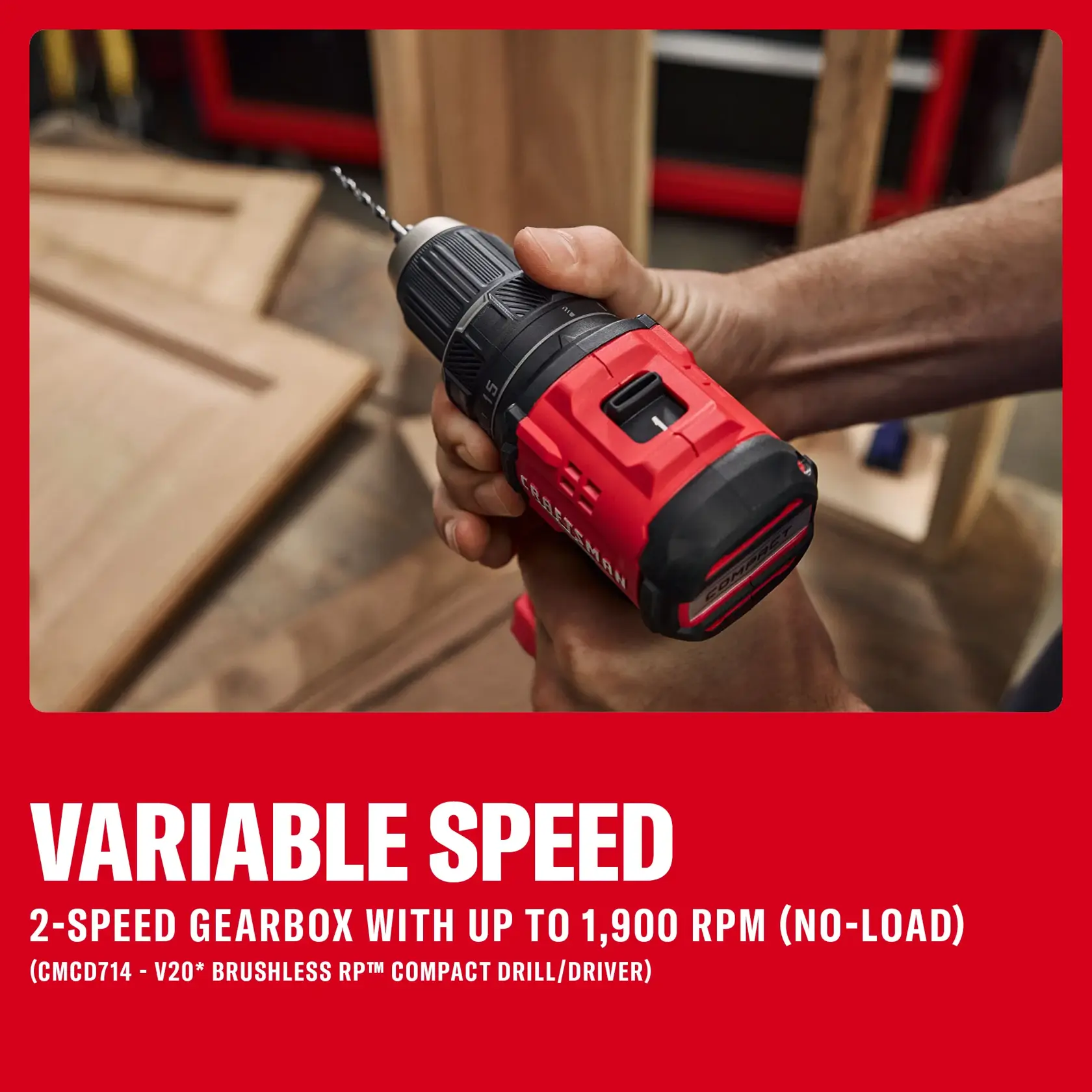 V20* Brushless RP™ Compact 2 Tool Combo Kit With (2) 2Ah Battery