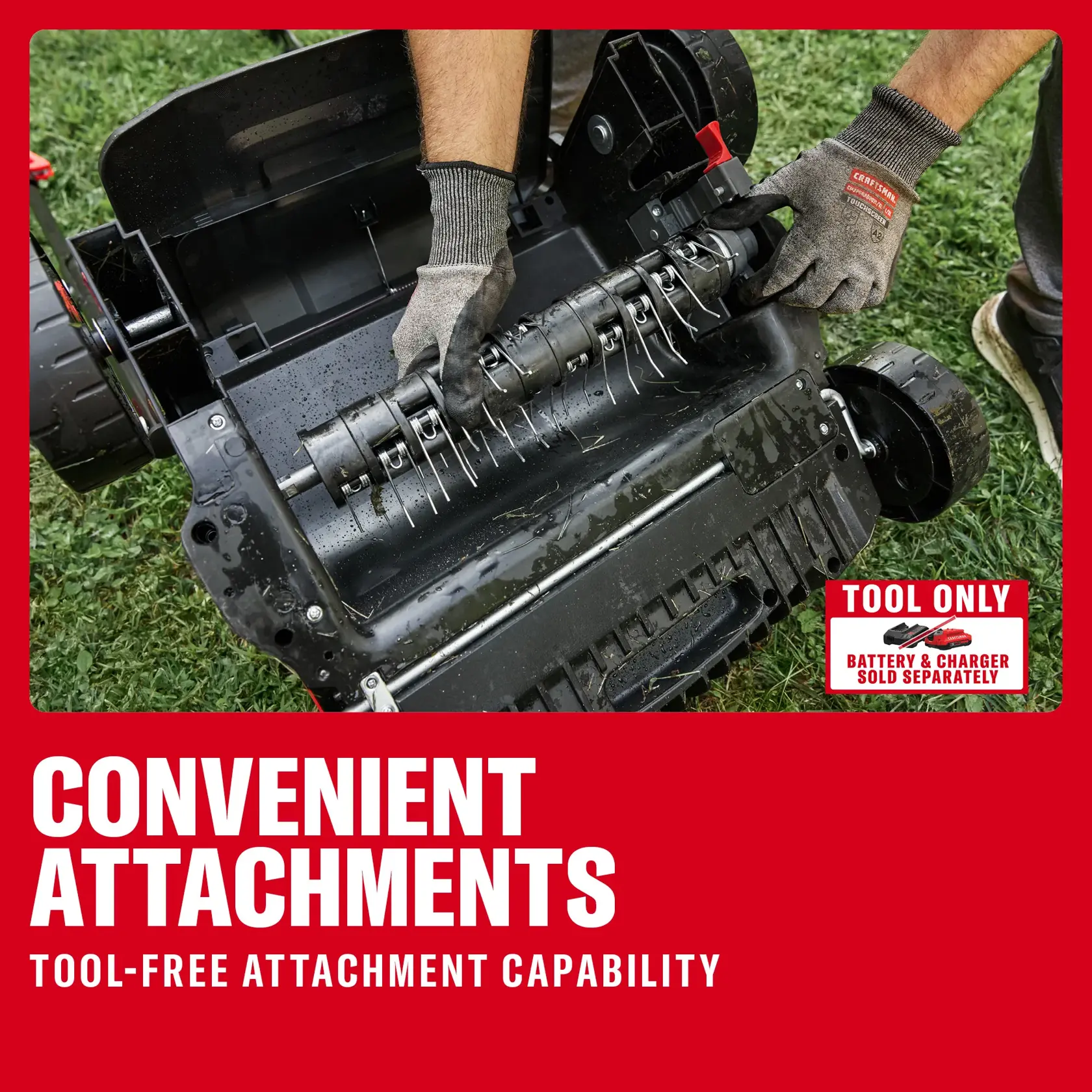 2XV20* BRUSHLESS RP™ Dethatcher/Scarifier (Tool Only)