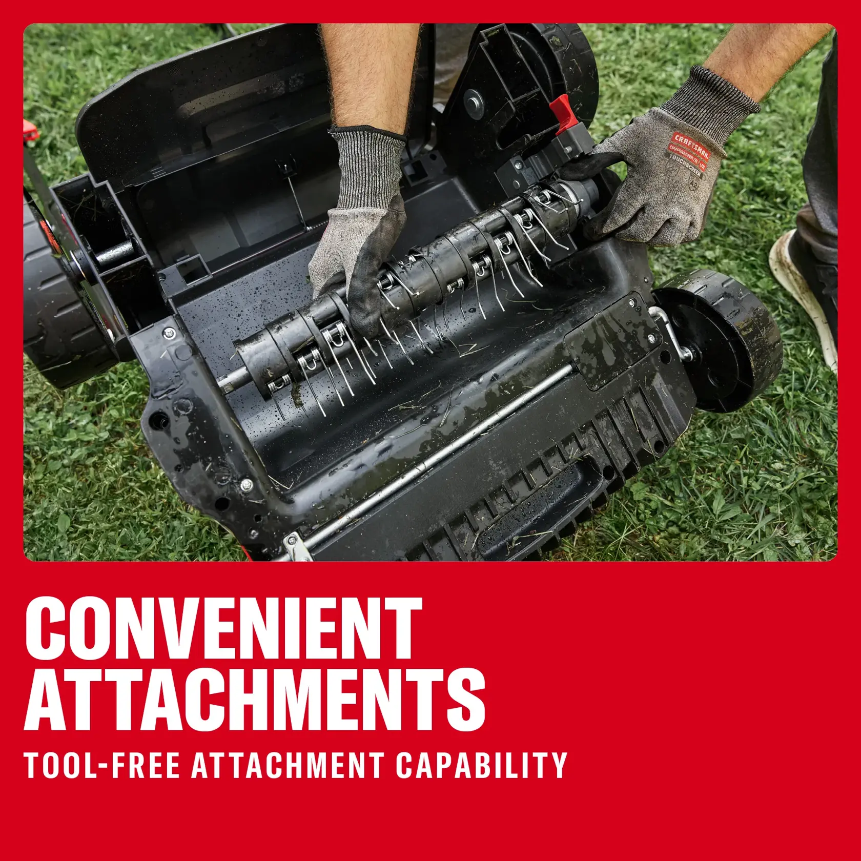 2XV20* BRUSHLESS RP™ Dethatcher/Scarifier Kit