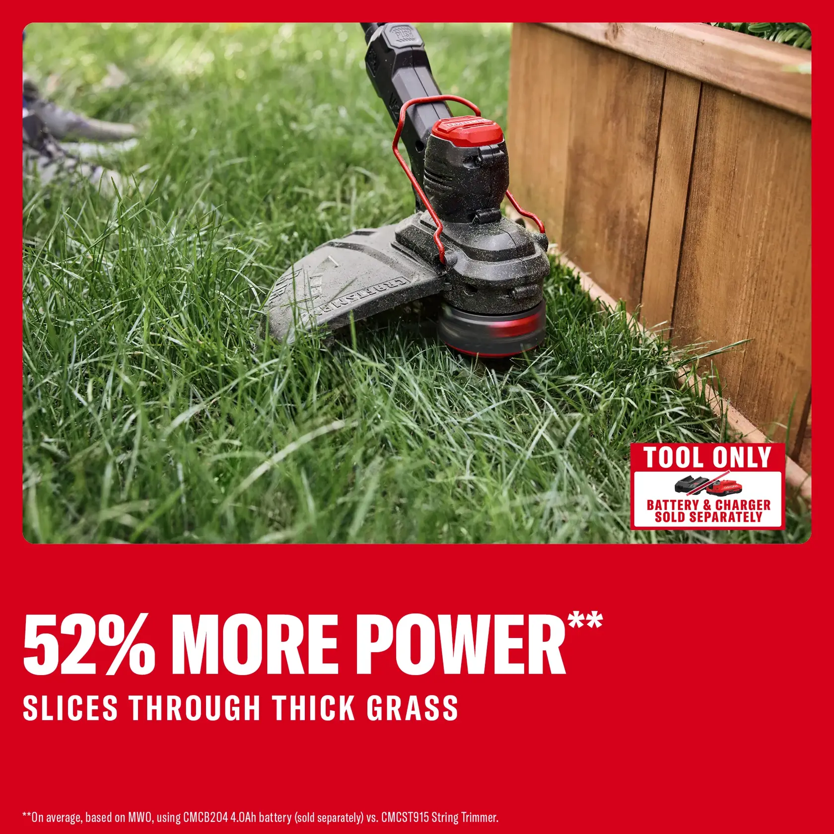 CRAFTSMAN®V20* String Trimmer (Tool Only) eComm Graphic
